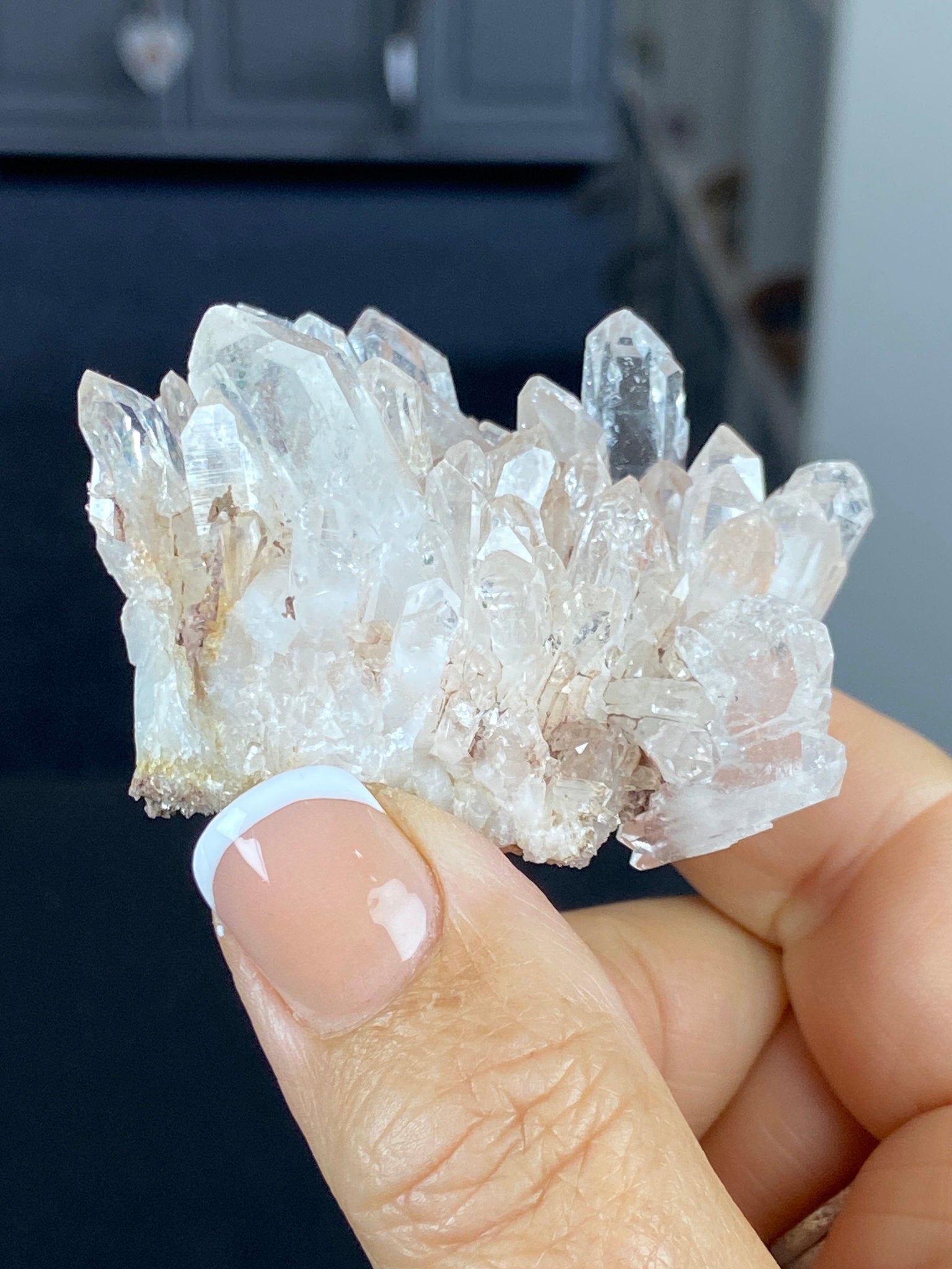 Sacred Pink Lemurian Quartz Cluster