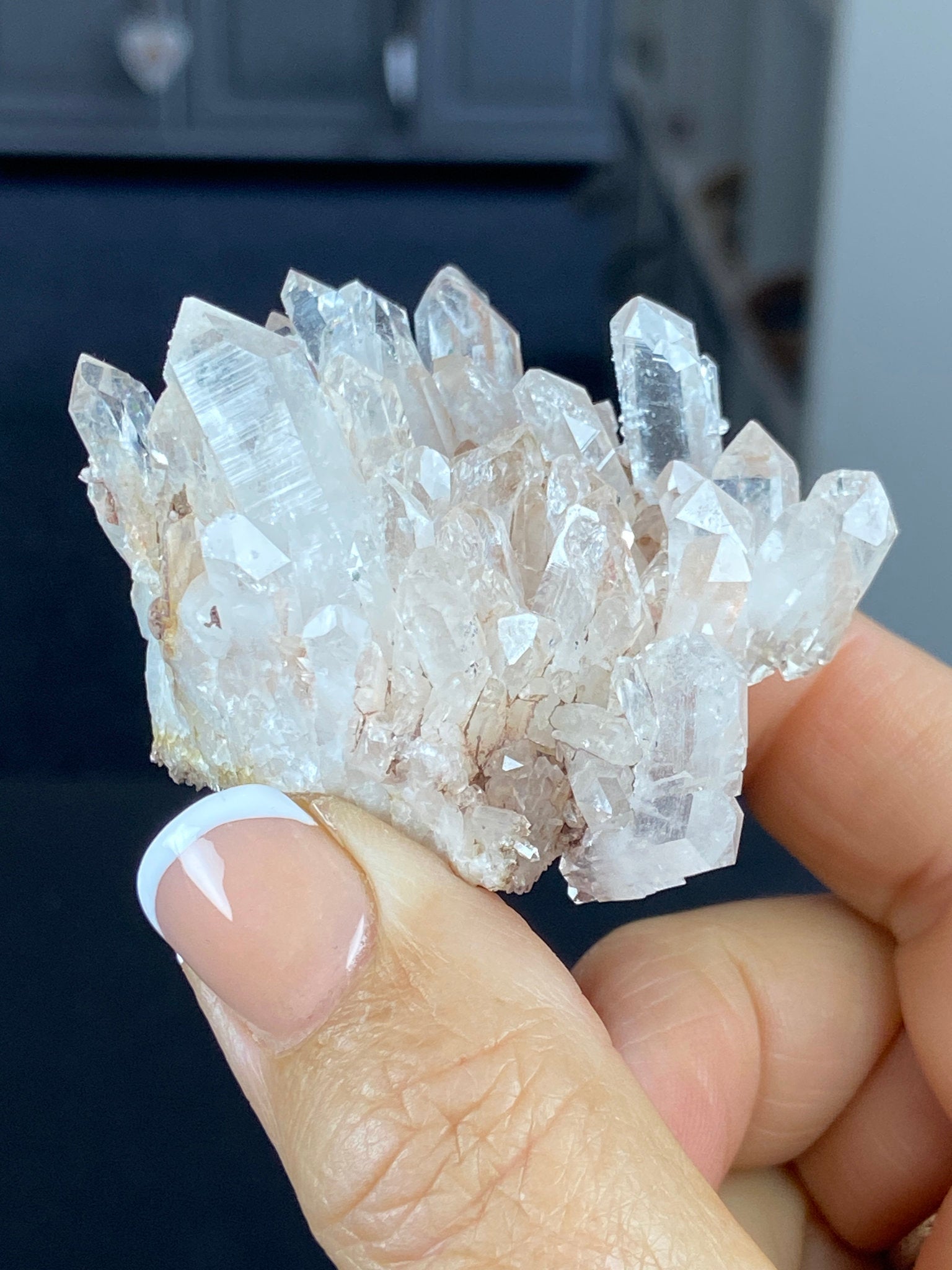 Sacred Pink Lemurian Quartz Cluster