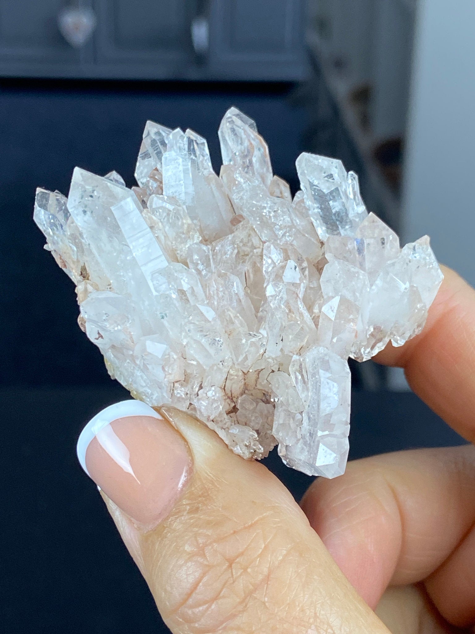 Sacred Pink Lemurian Quartz Cluster