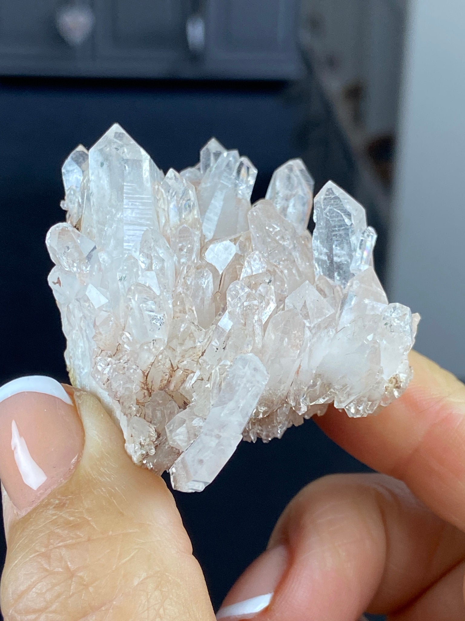 Sacred Pink Lemurian Quartz Cluster