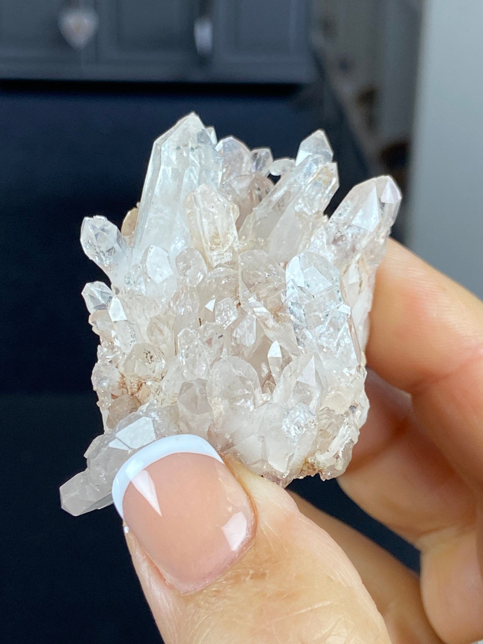 Sacred Pink Lemurian Quartz Cluster
