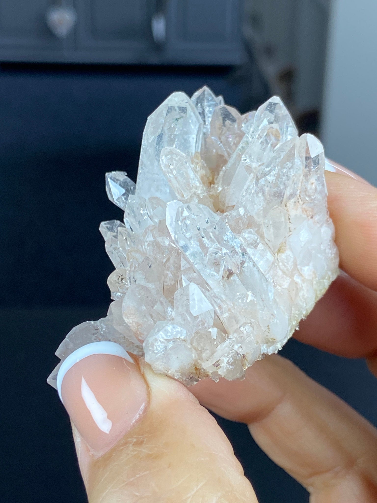 Sacred Pink Lemurian Quartz Cluster