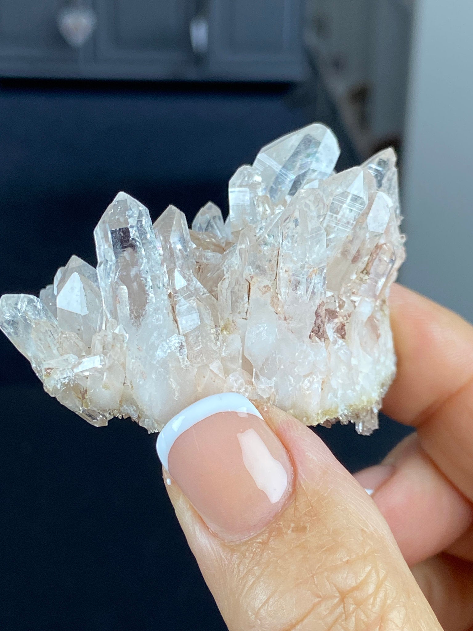 Sacred Pink Lemurian Quartz Cluster