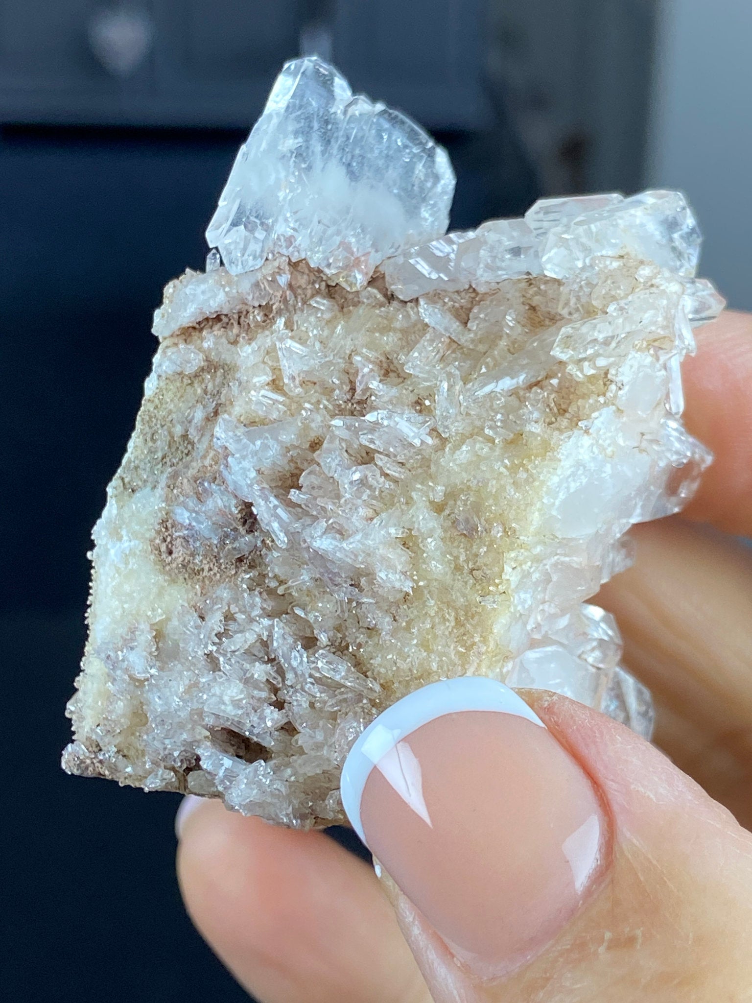 Sacred Pink Lemurian Quartz Cluster