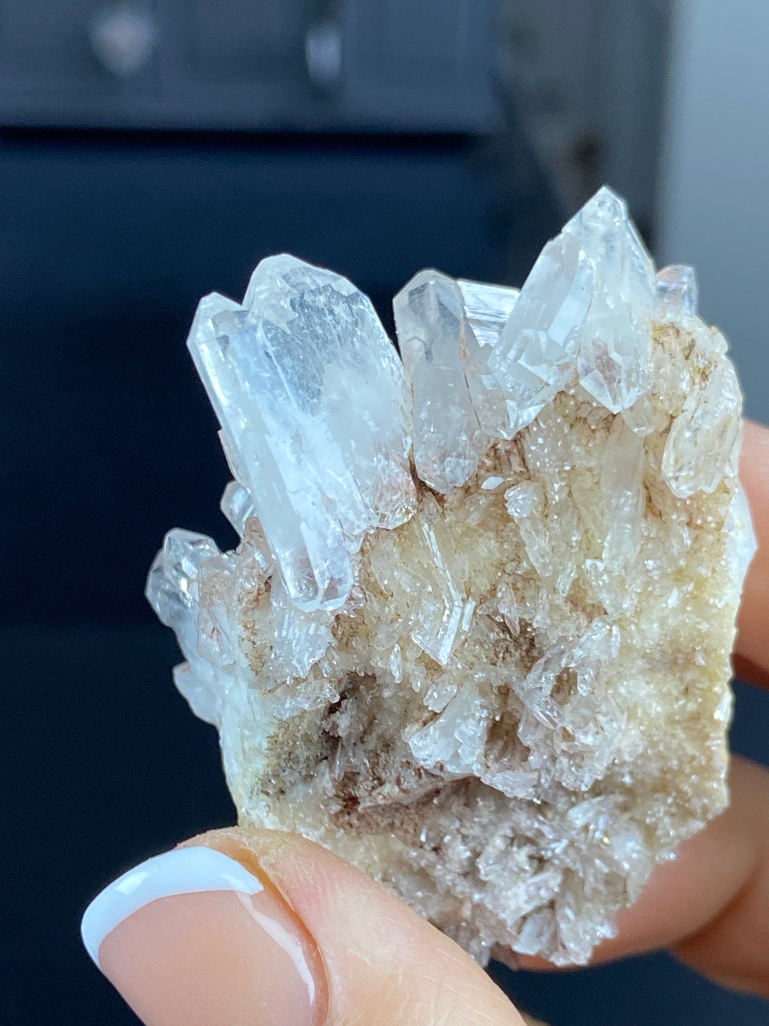 Sacred Pink Lemurian Quartz Cluster