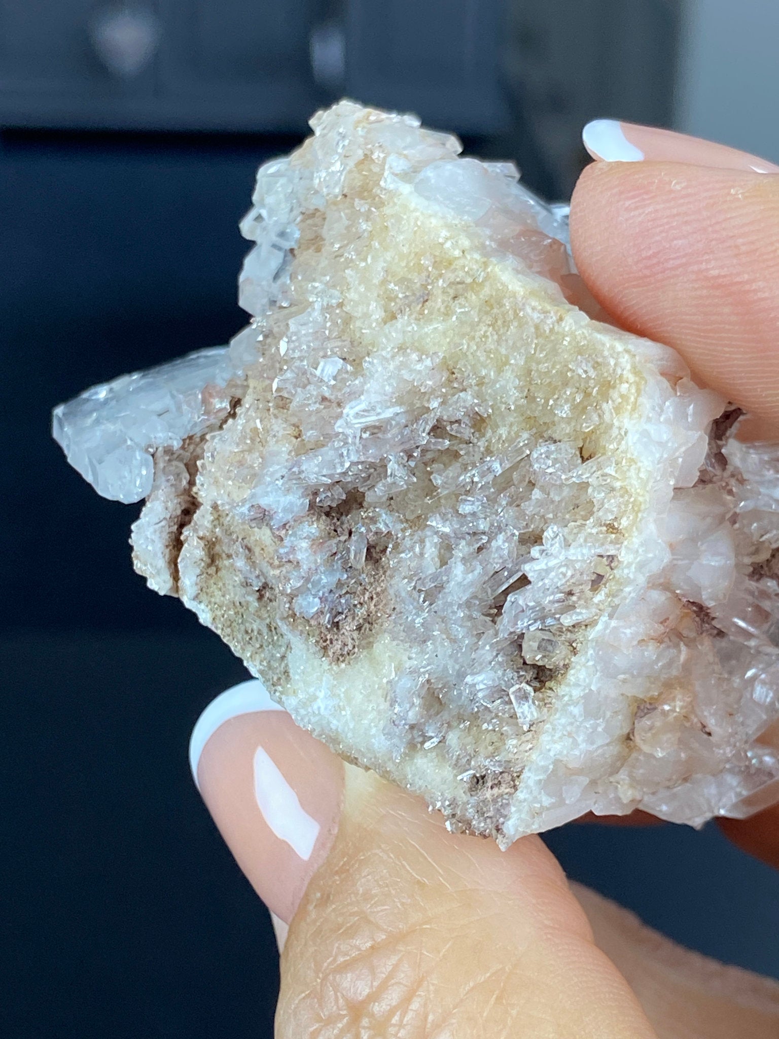 Sacred Pink Lemurian Quartz Cluster