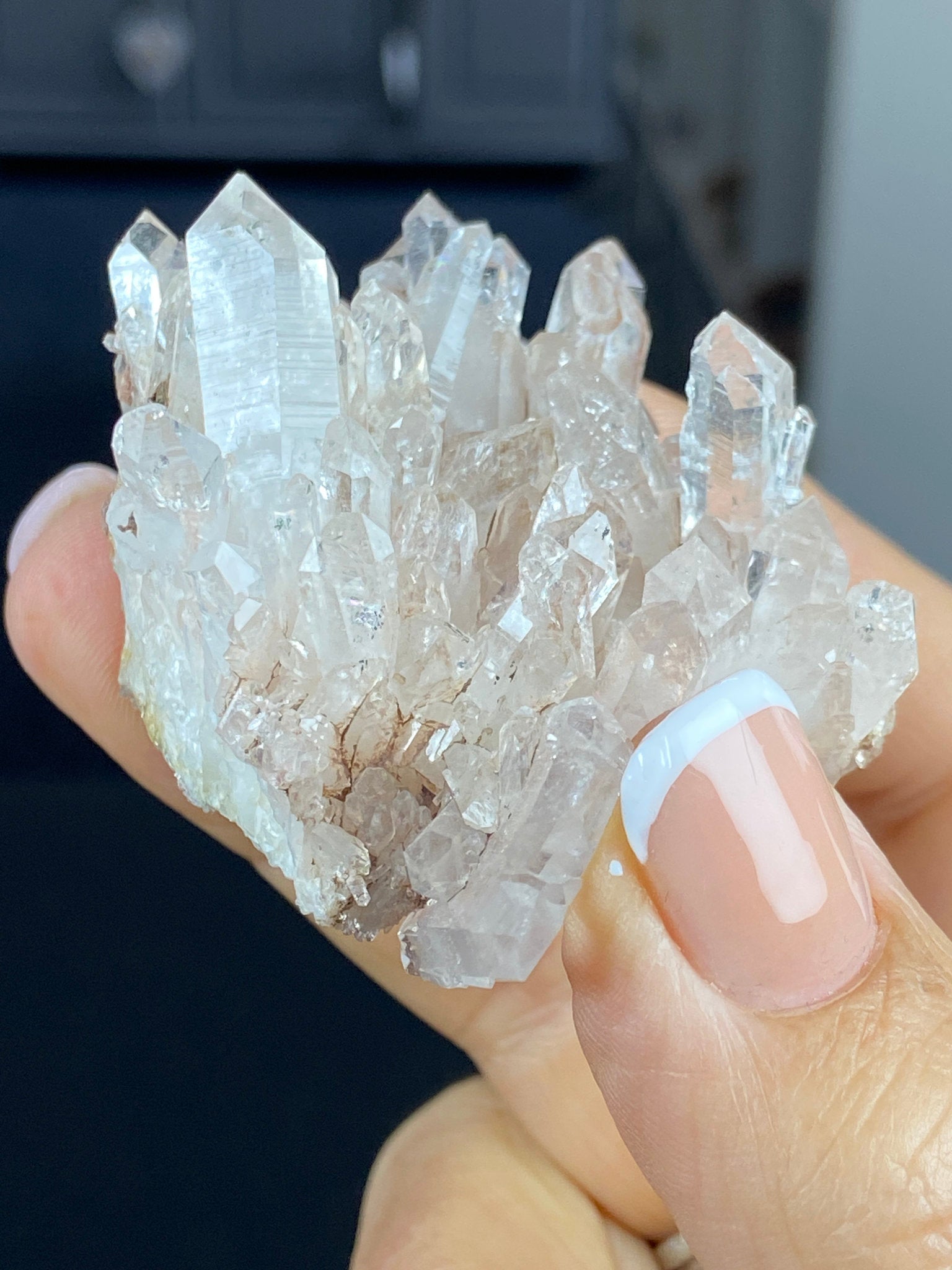 Sacred Pink Lemurian Quartz Cluster