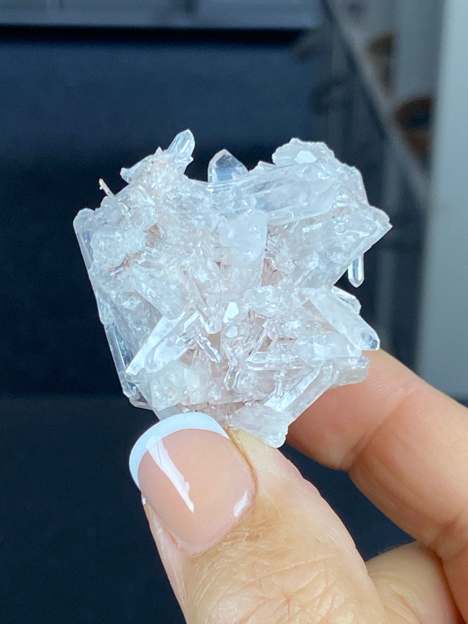 Sacred Pink Lemurian Quartz Cluster