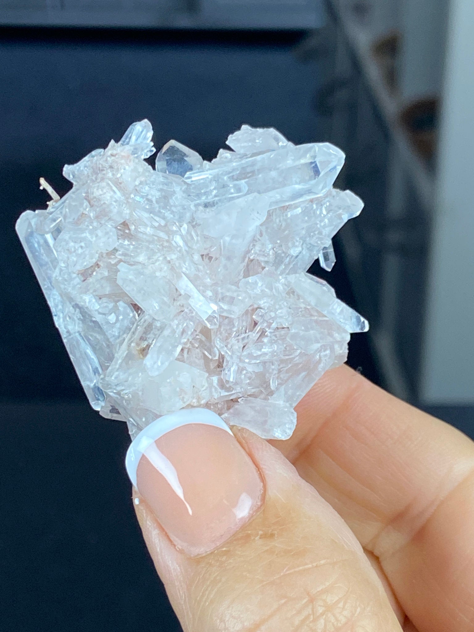 Sacred Pink Lemurian Quartz Cluster