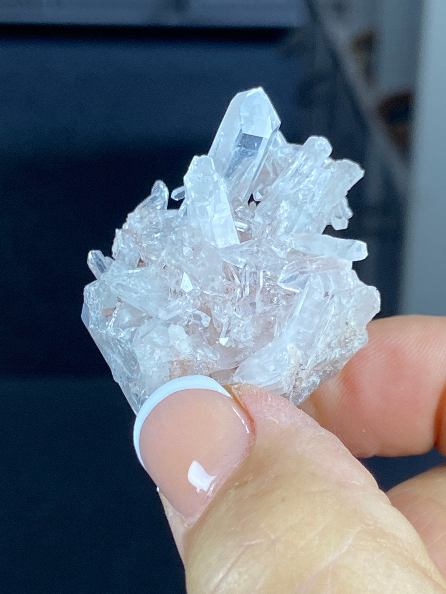 Sacred Pink Lemurian Quartz Cluster