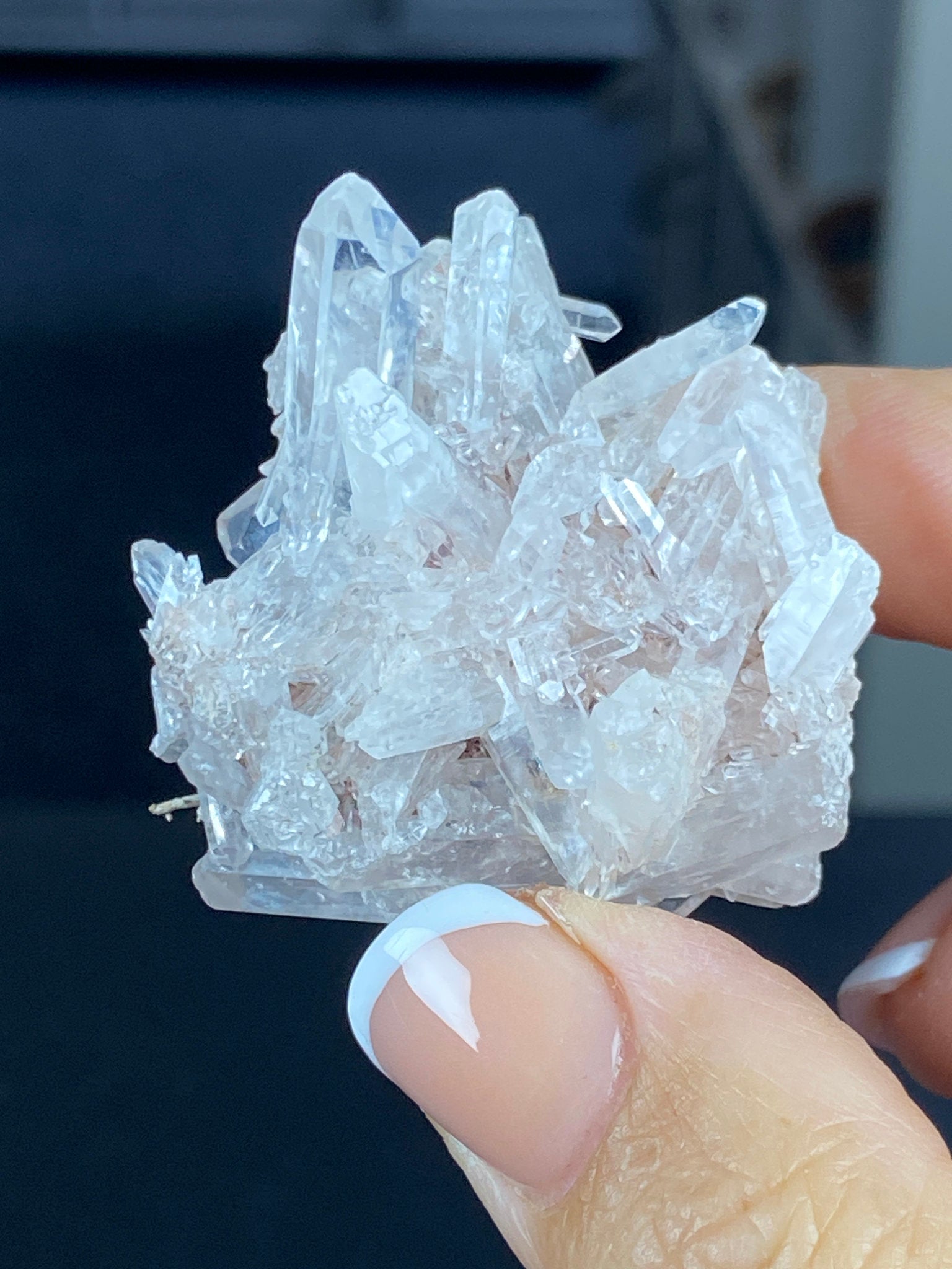 Sacred Pink Lemurian Quartz Cluster