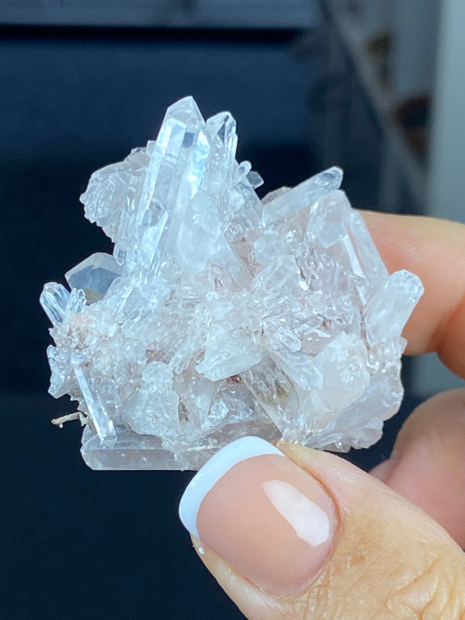 Sacred Pink Lemurian Quartz Cluster