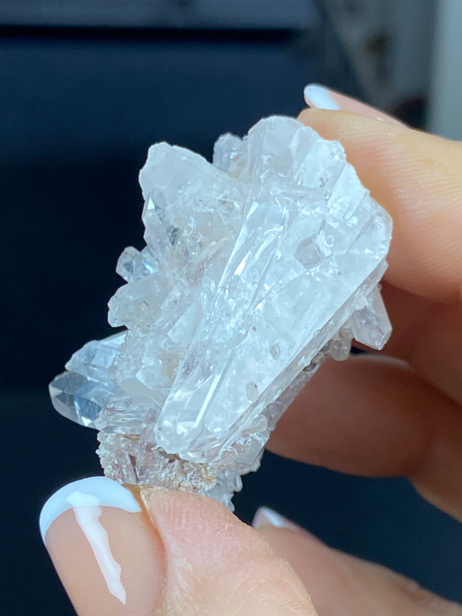 Sacred Pink Lemurian Quartz Cluster
