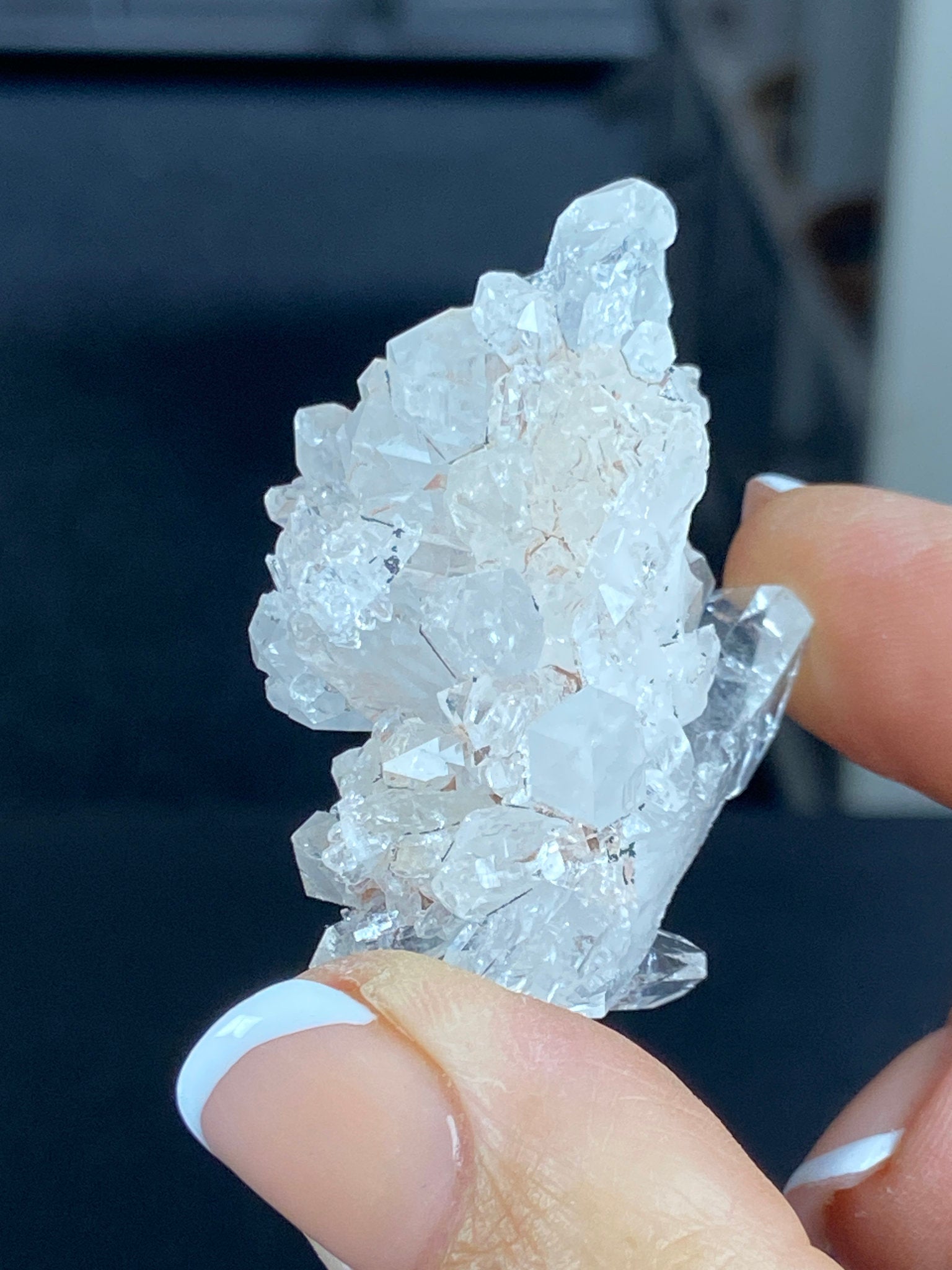 Sacred Pink Lemurian Quartz Cluster