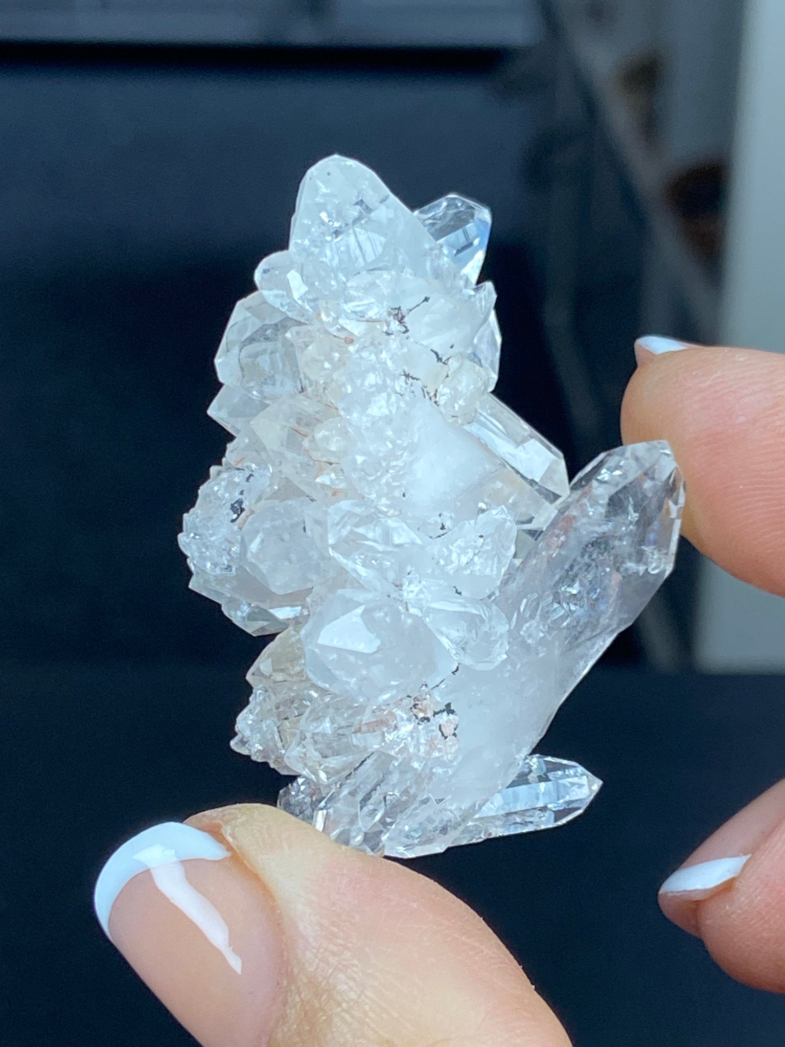Sacred Pink Lemurian Quartz Cluster