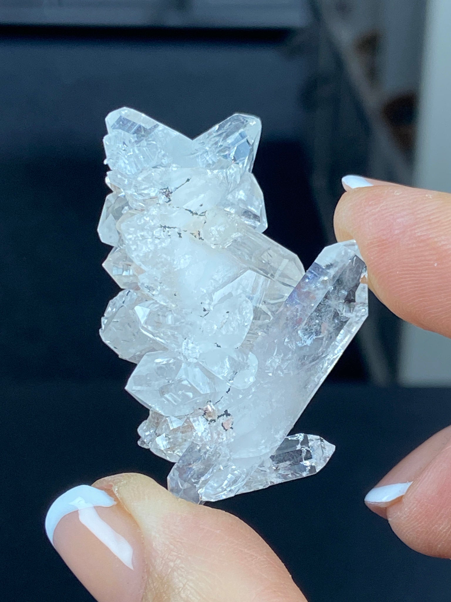 Sacred Pink Lemurian Quartz Cluster