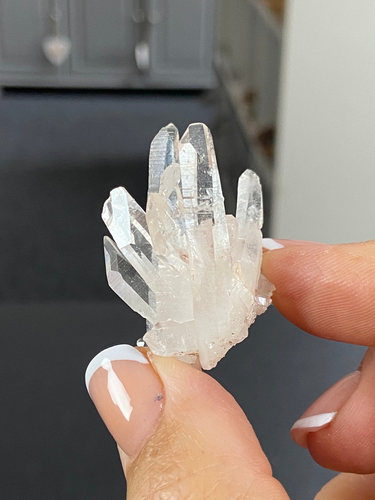 Sacred Pink Lemurian Quartz Cluster