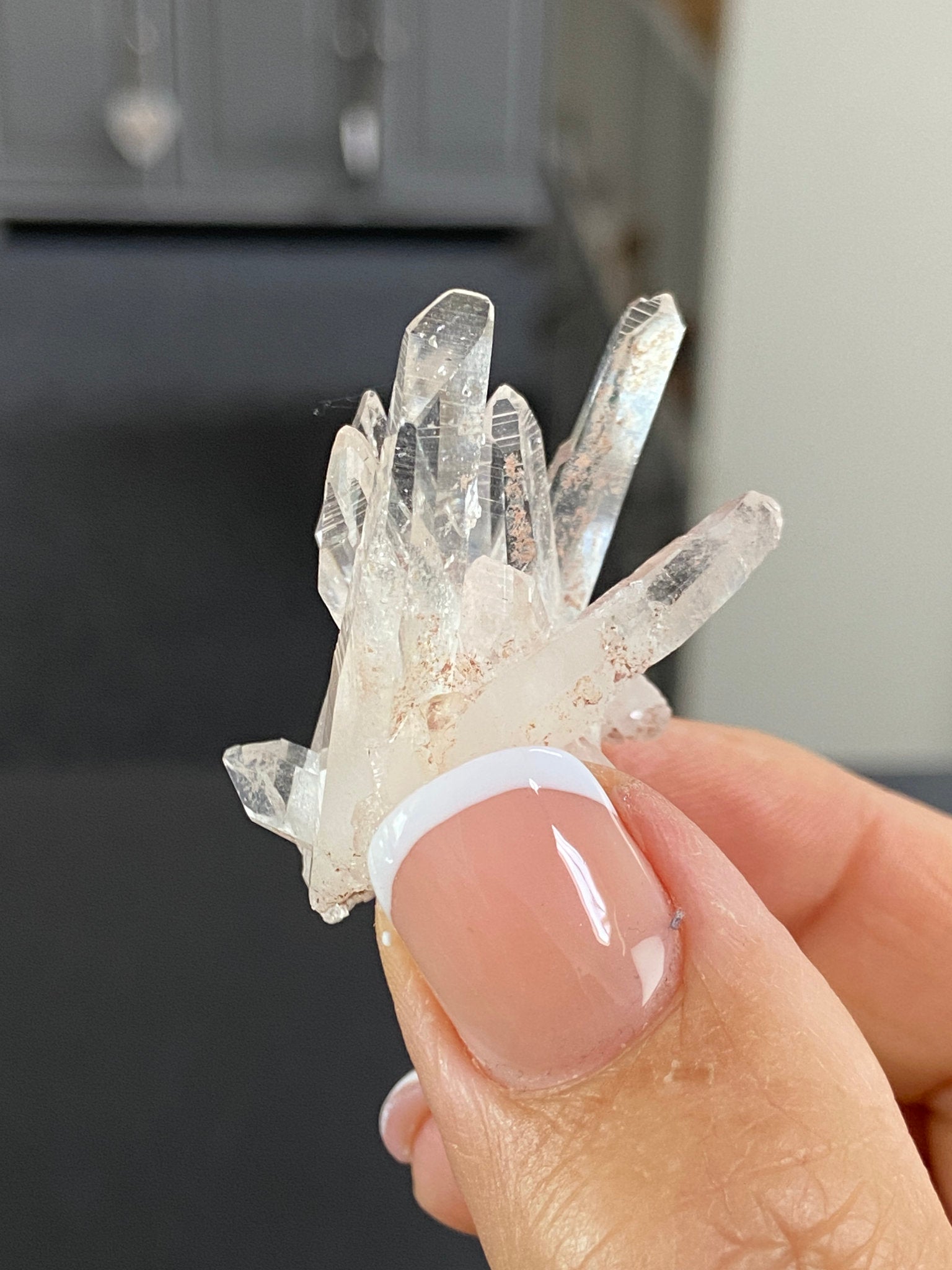 Sacred Pink Lemurian Quartz Cluster