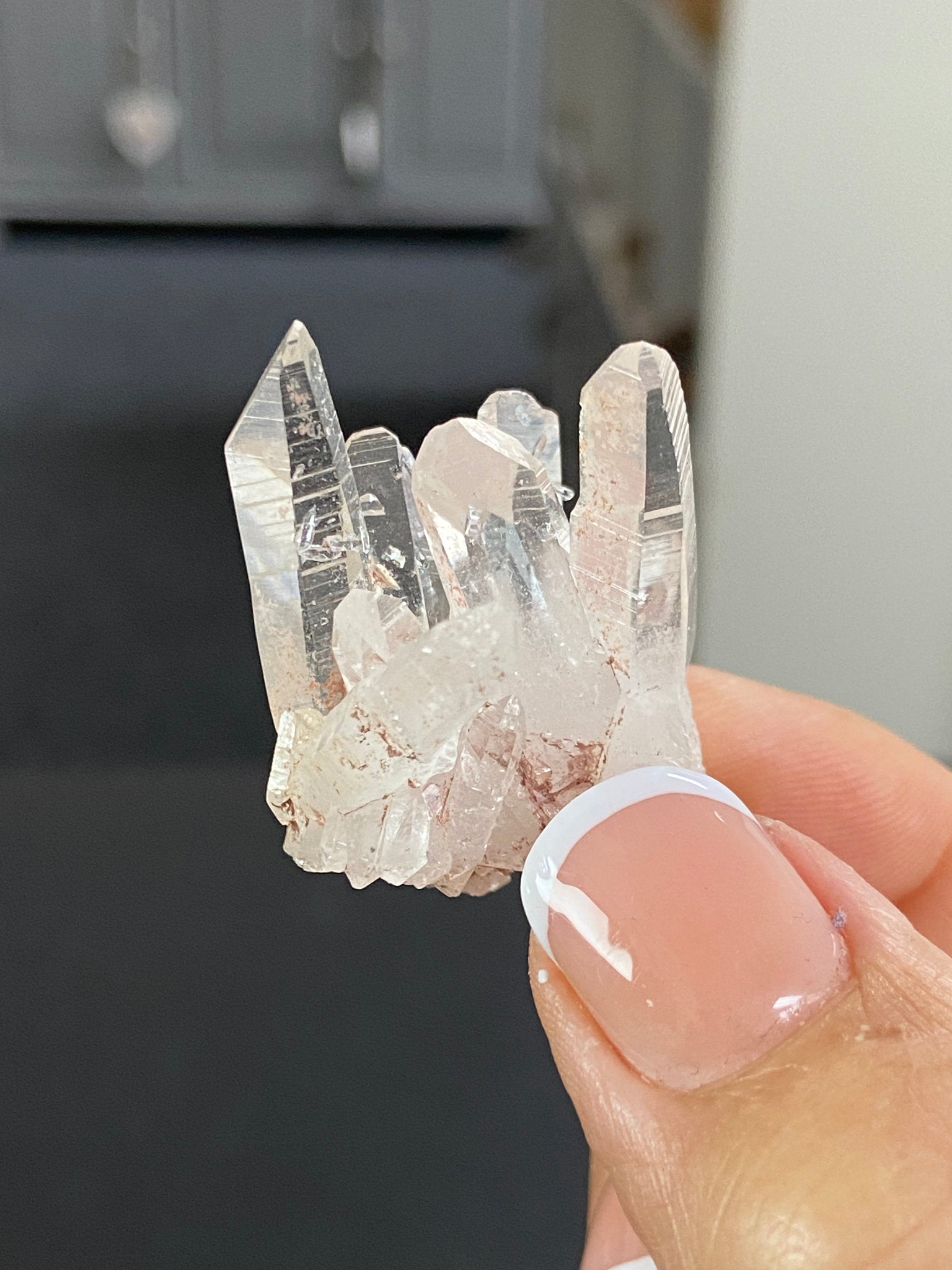Sacred Pink Lemurian Quartz Cluster
