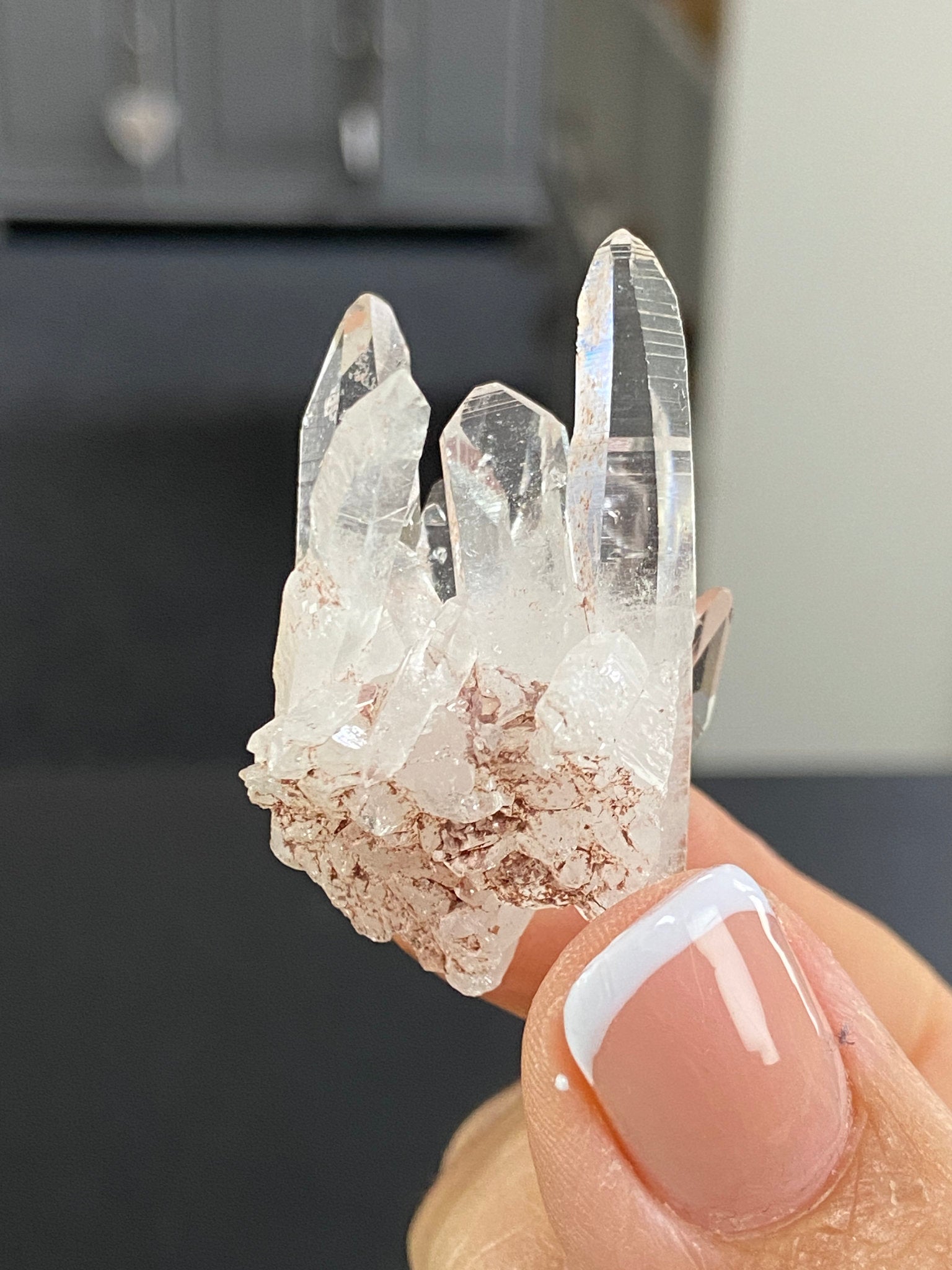 Sacred Pink Lemurian Quartz Cluster