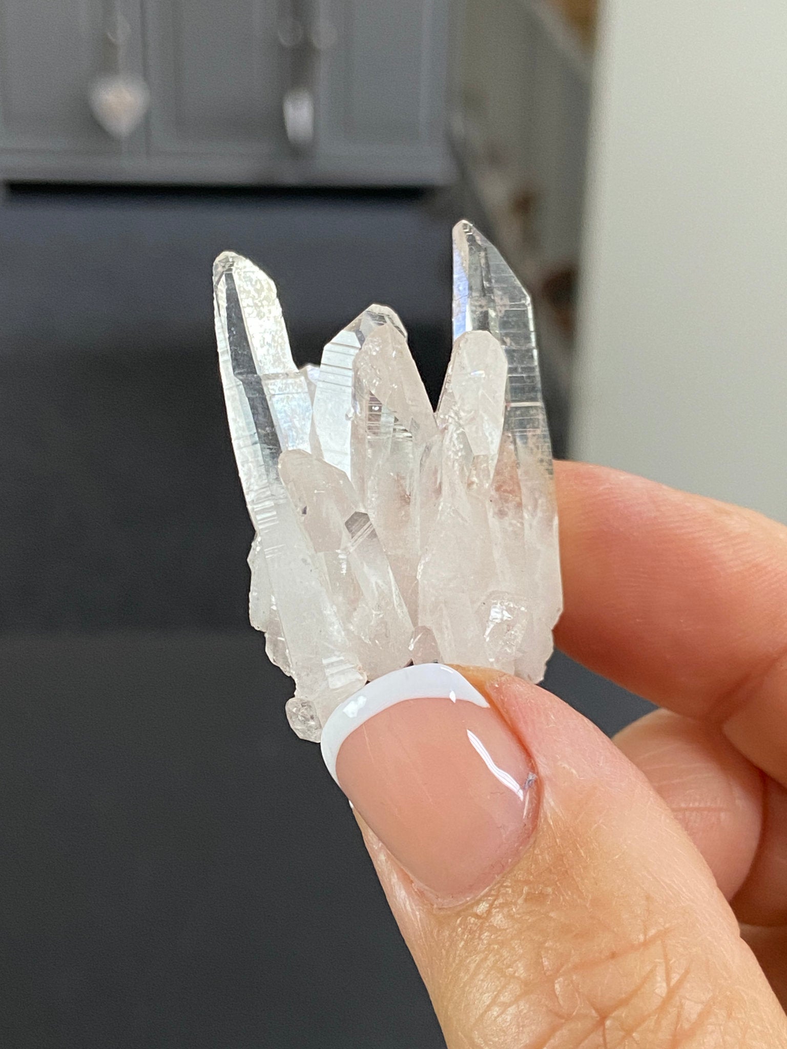 Sacred Pink Lemurian Quartz Cluster