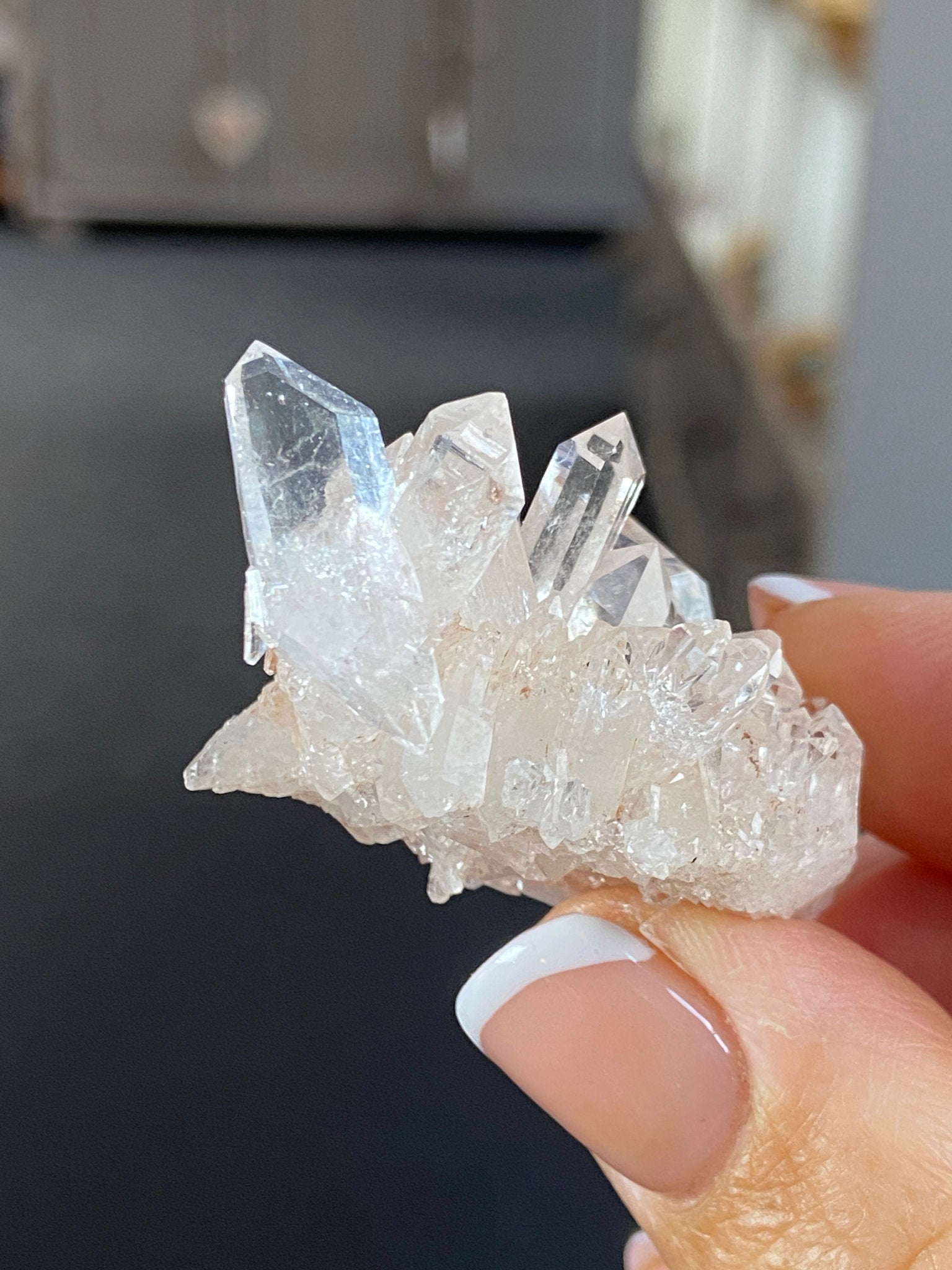 Sacred Pink Lemurian Quartz Cluster
