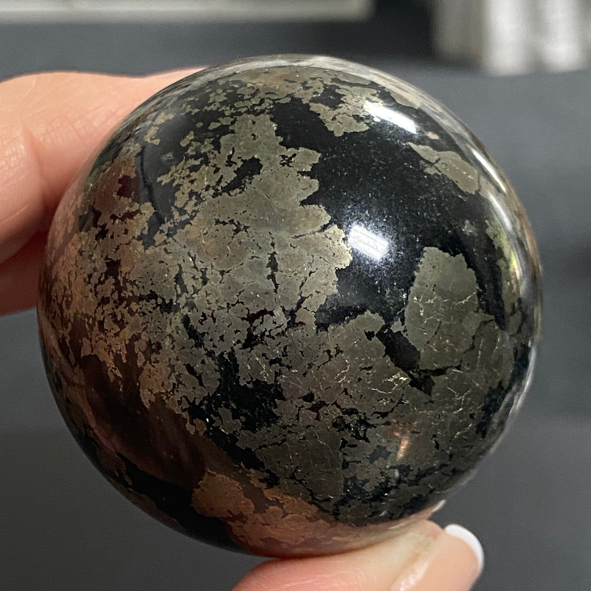 Healer's Gold Sphere (Apache Gold) – Arizona, USA