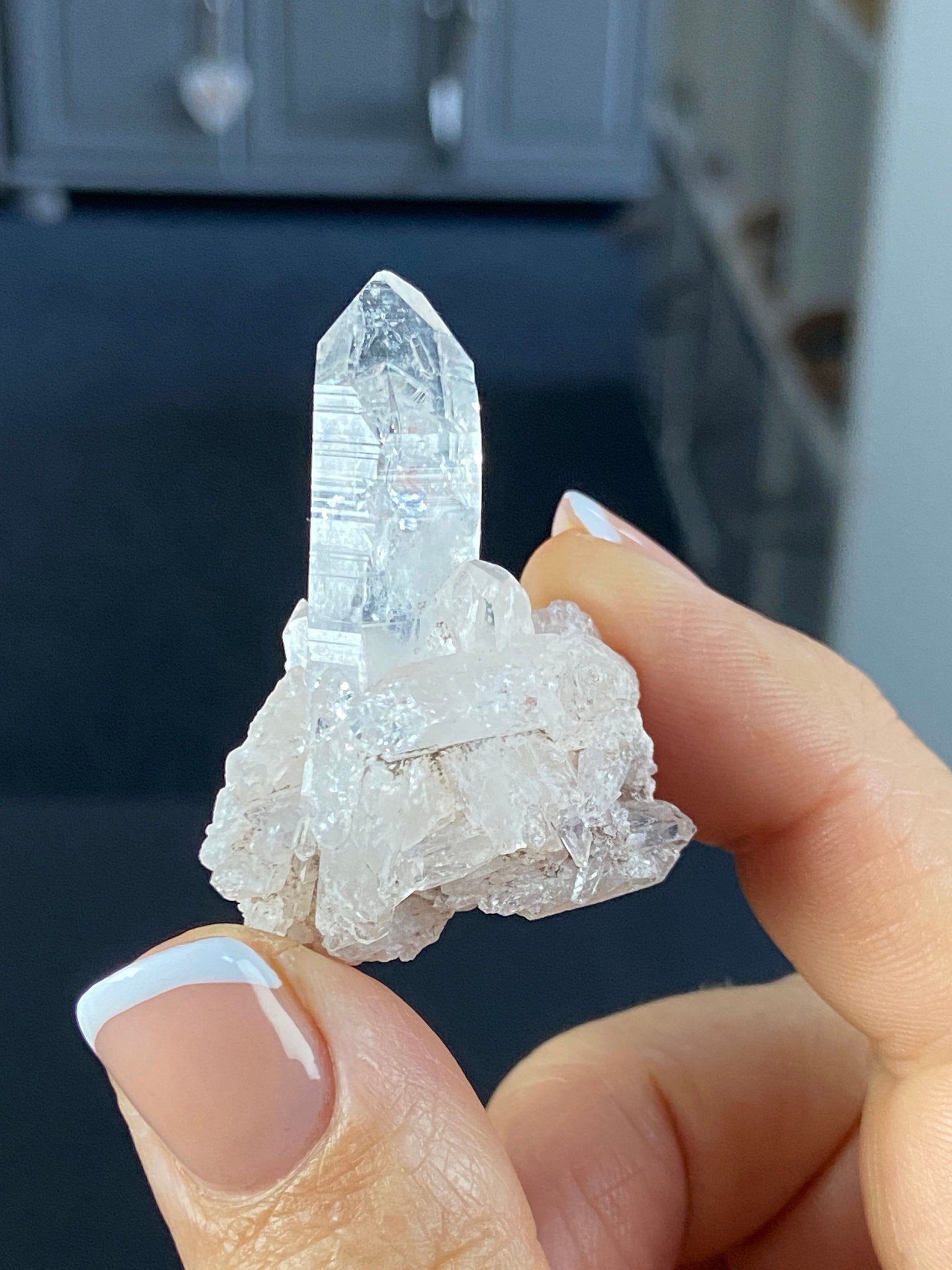 Sacred Pink Lemurian Quartz Cluster