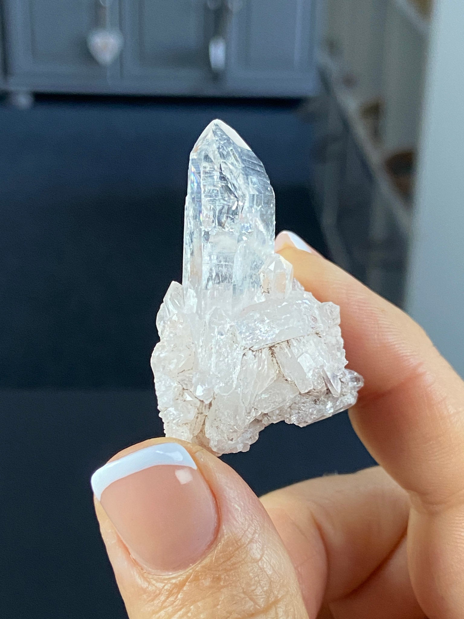 Sacred Pink Lemurian Quartz Cluster