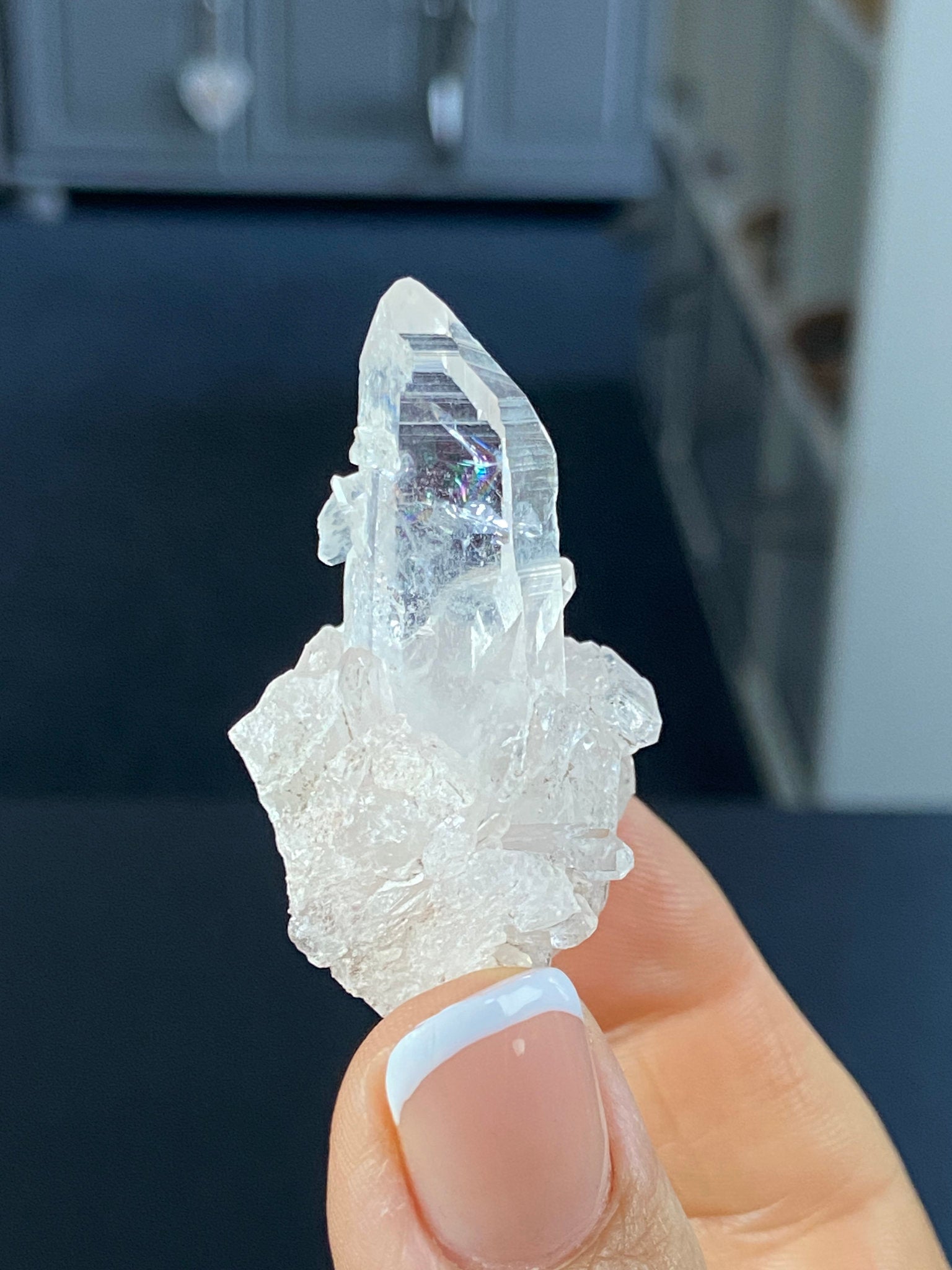 Sacred Pink Lemurian Quartz Cluster