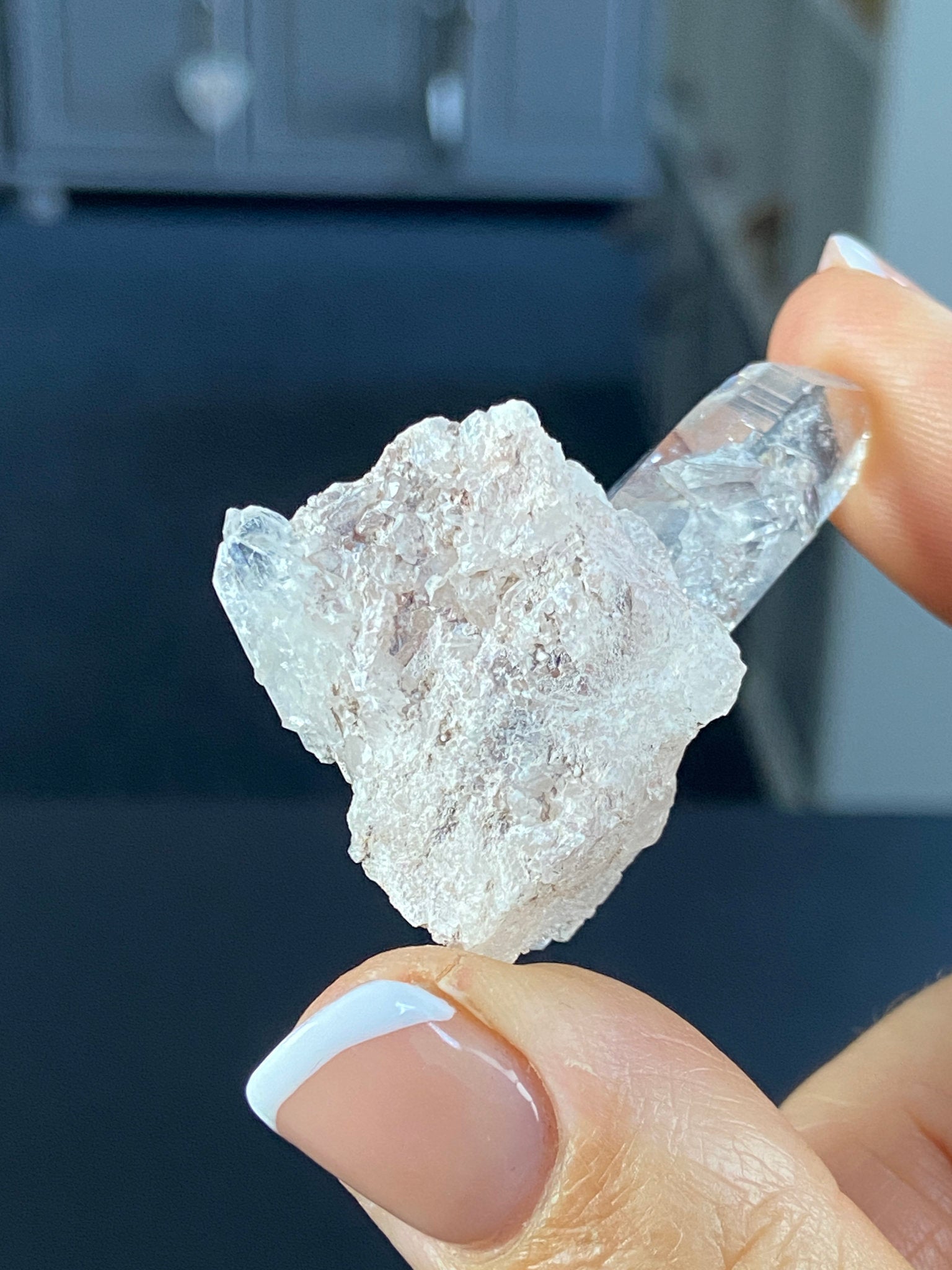 Sacred Pink Lemurian Quartz Cluster