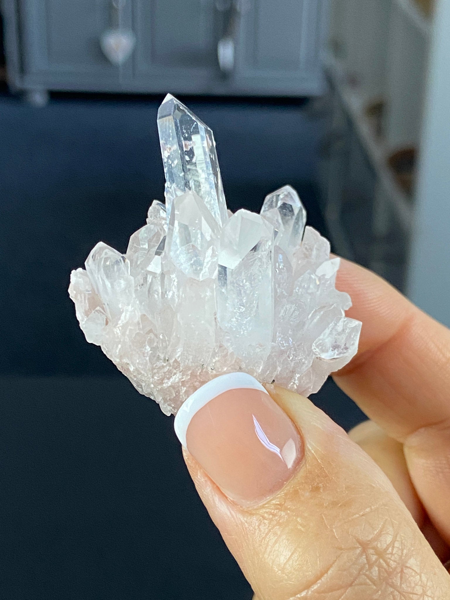 Sacred Pink Lemurian Quartz Cluster