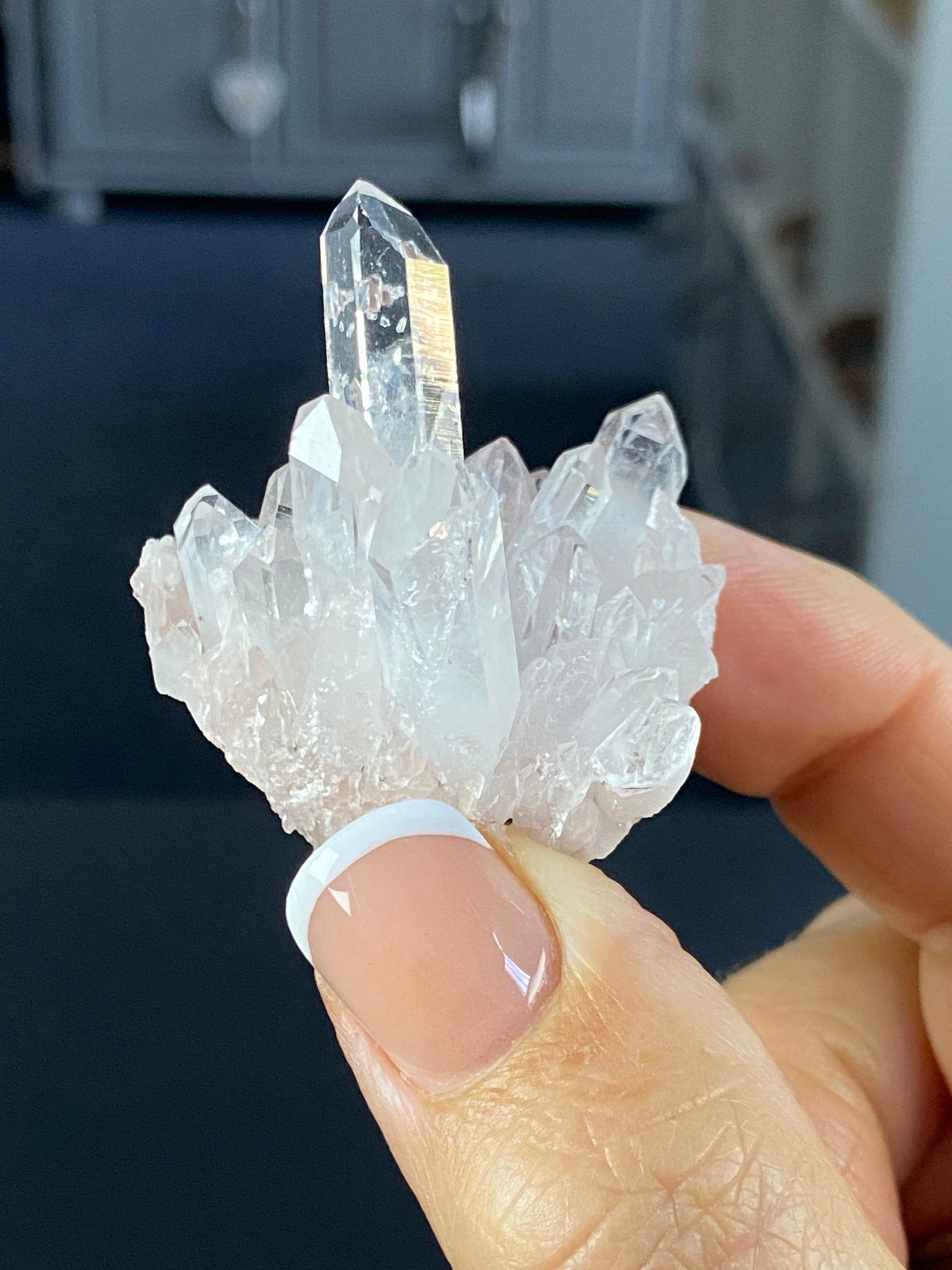 Sacred Pink Lemurian Quartz Cluster