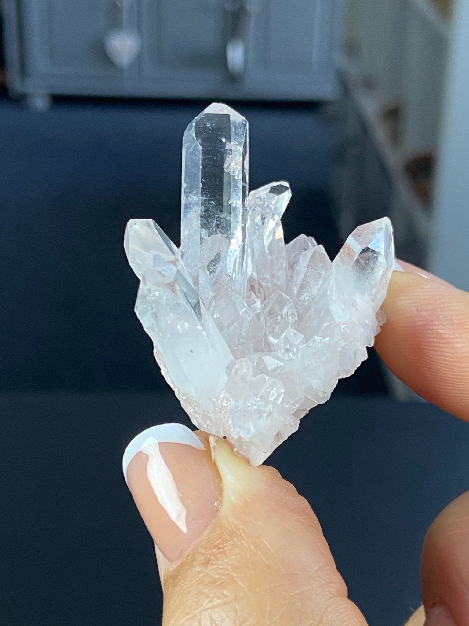 Sacred Pink Lemurian Quartz Cluster