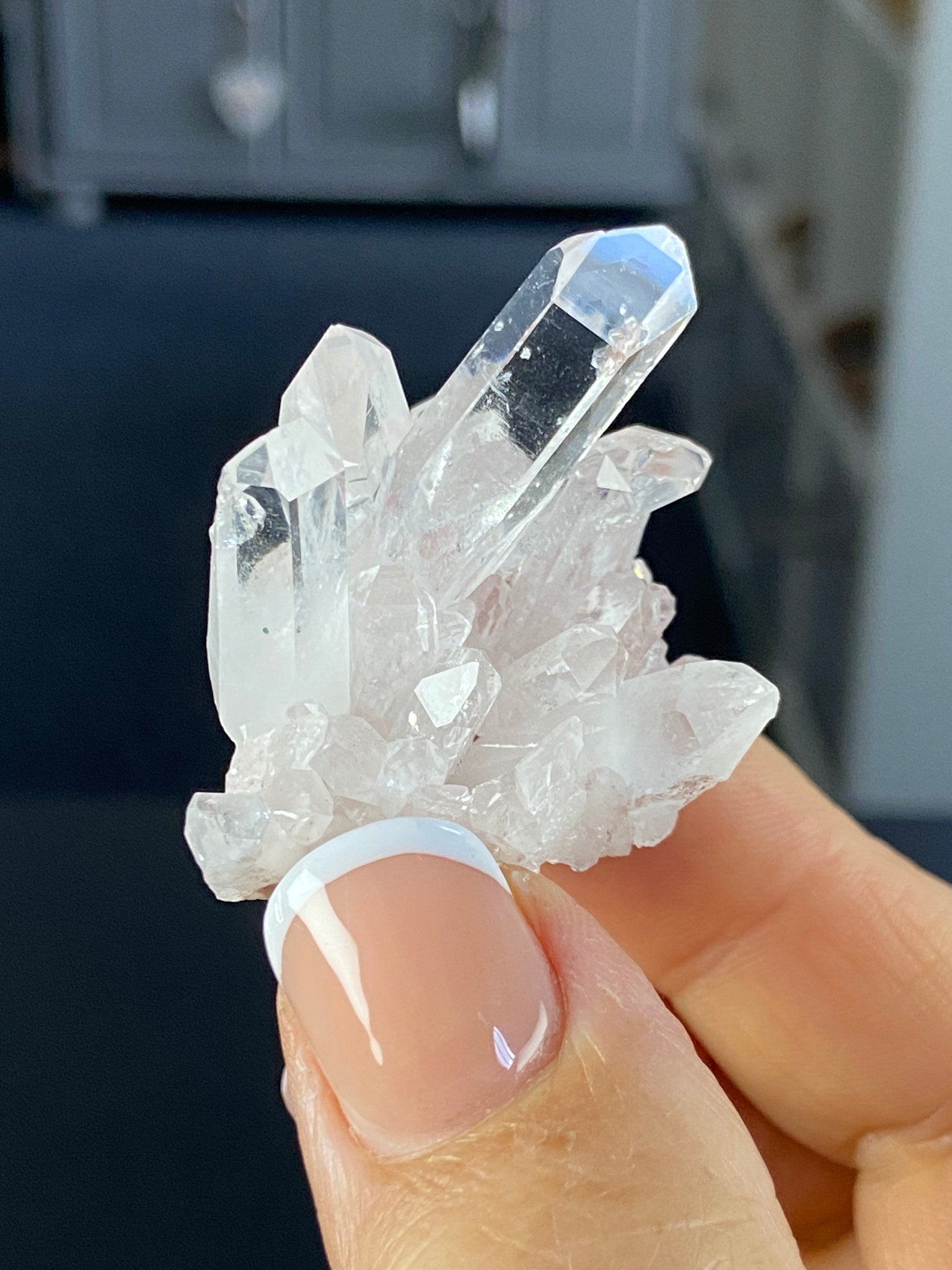 Sacred Pink Lemurian Quartz Cluster