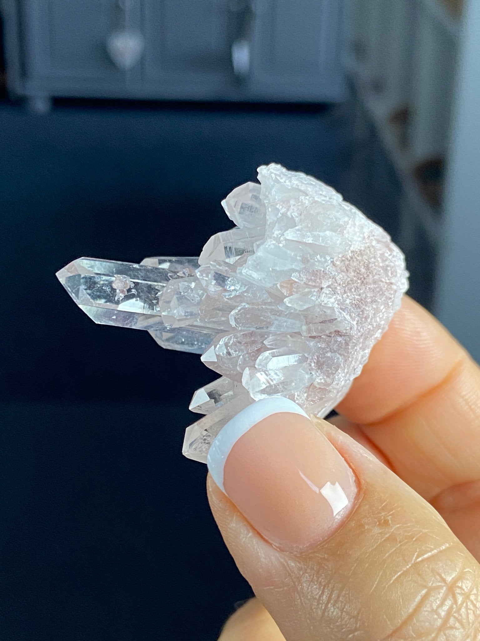 Sacred Pink Lemurian Quartz Cluster