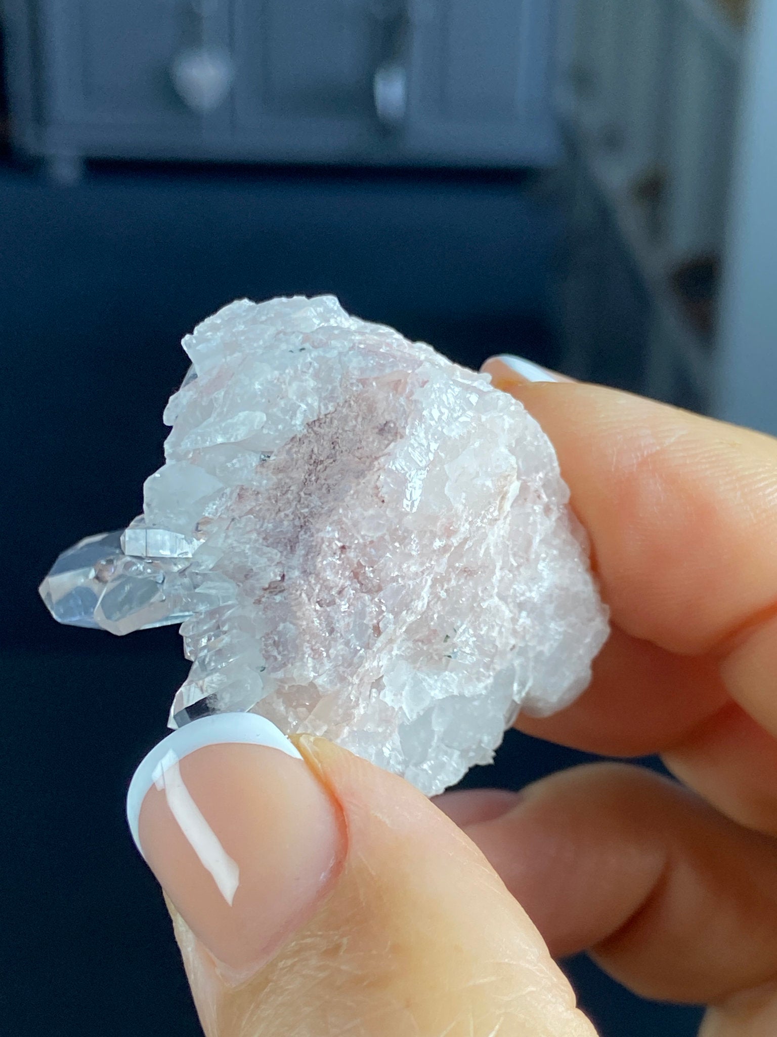 Sacred Pink Lemurian Quartz Cluster