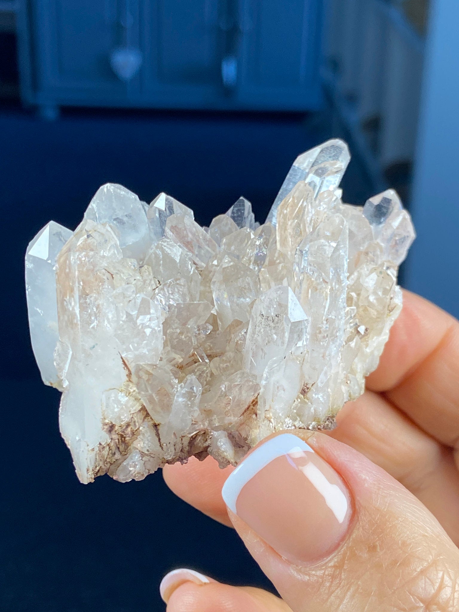 Sacred Pink Lemurian Quartz Cluster