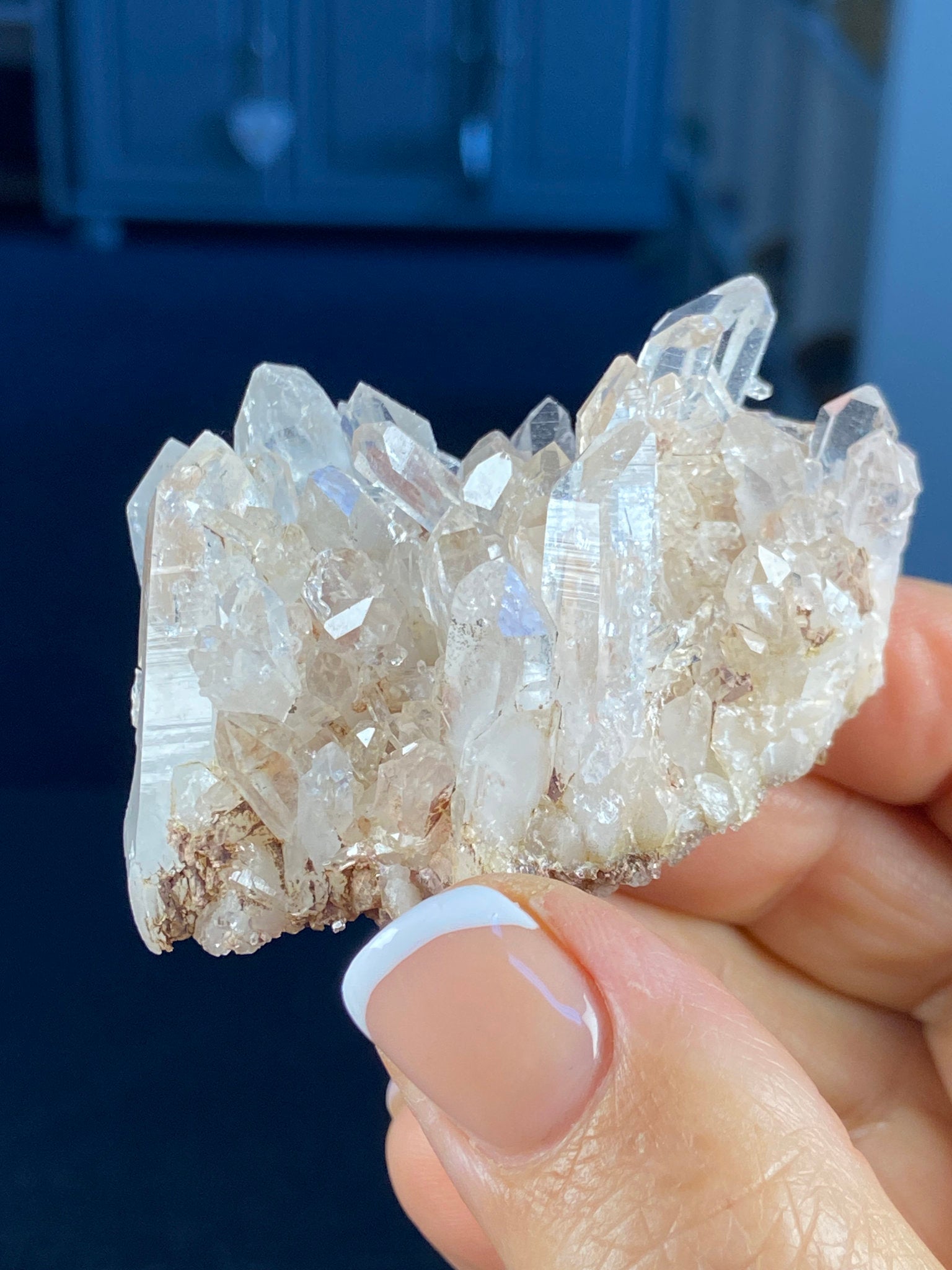 Sacred Pink Lemurian Quartz Cluster