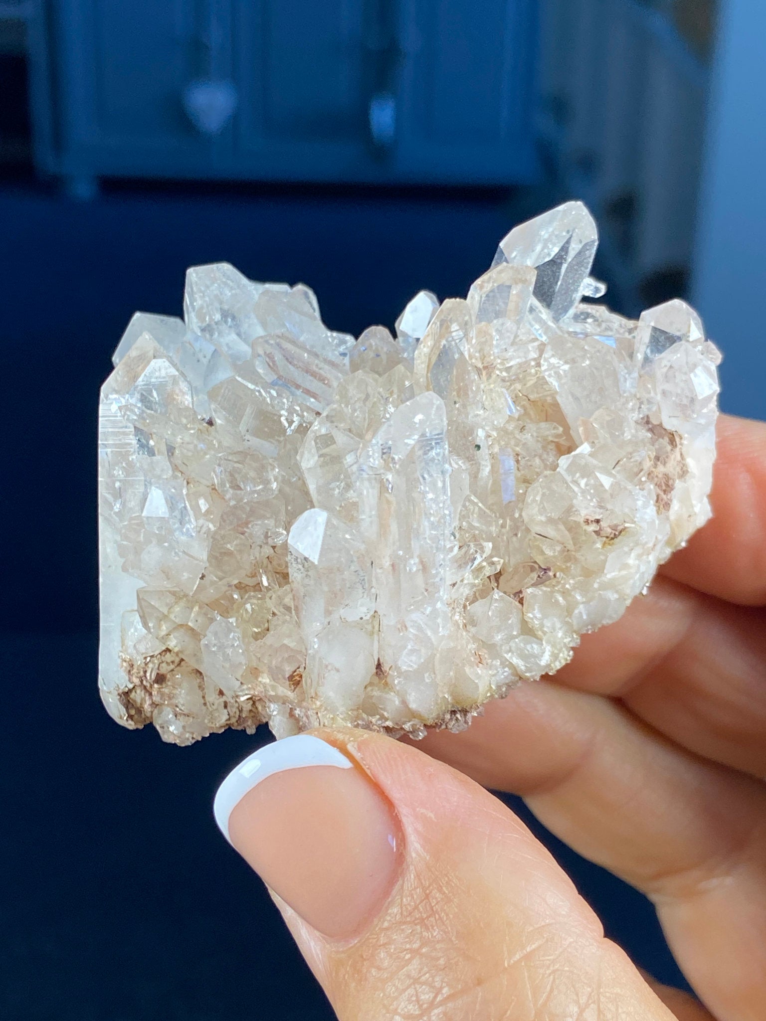 Sacred Pink Lemurian Quartz Cluster