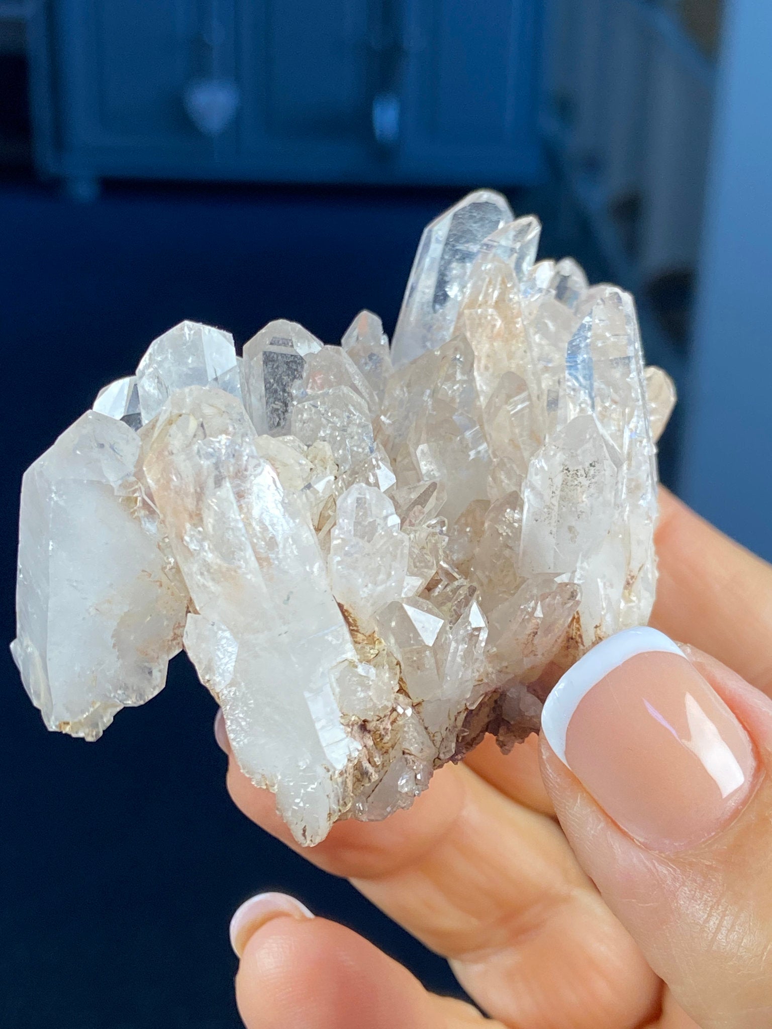 Sacred Pink Lemurian Quartz Cluster