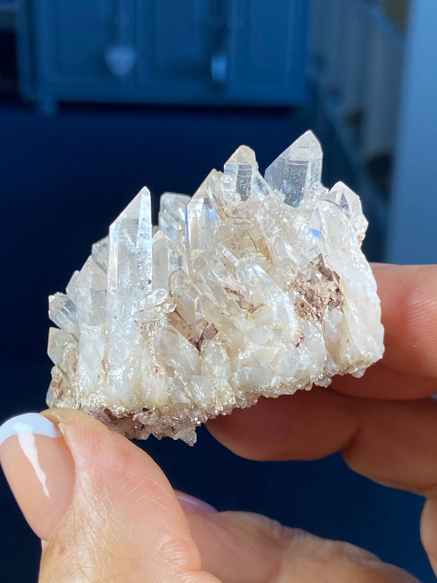 Sacred Pink Lemurian Quartz Cluster
