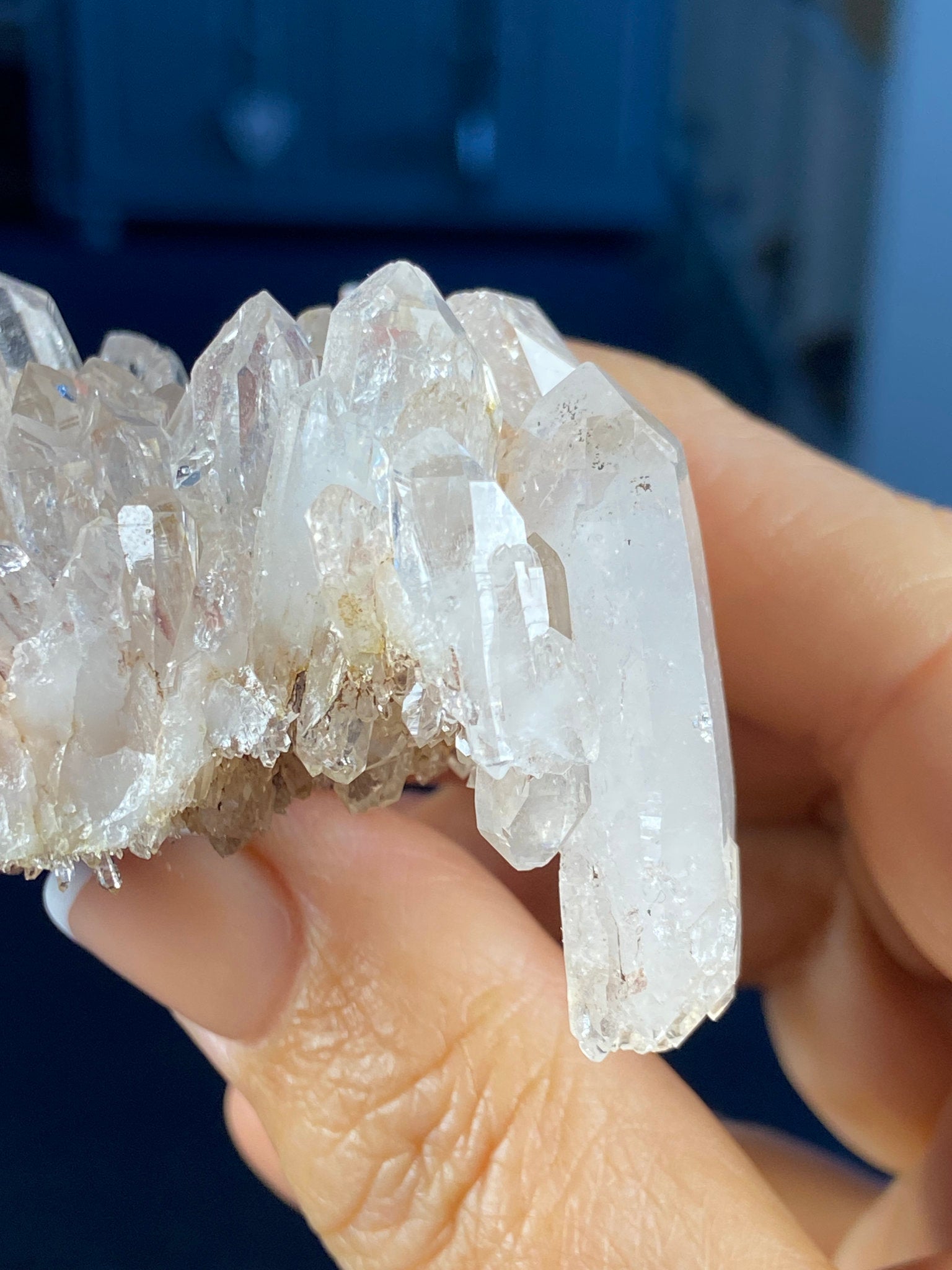 Sacred Pink Lemurian Quartz Cluster