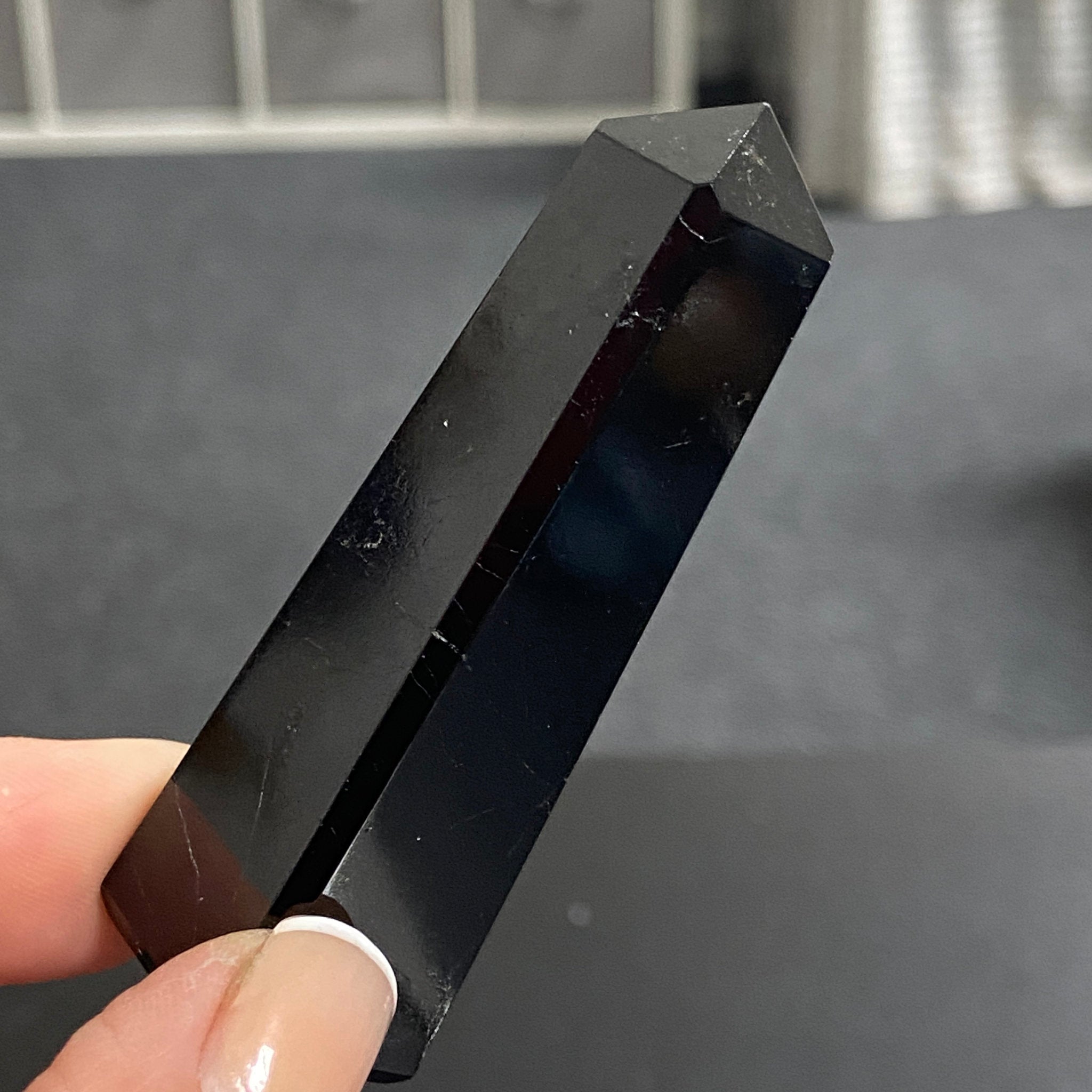 AA Black Tourmaline Obelisk - Brazil