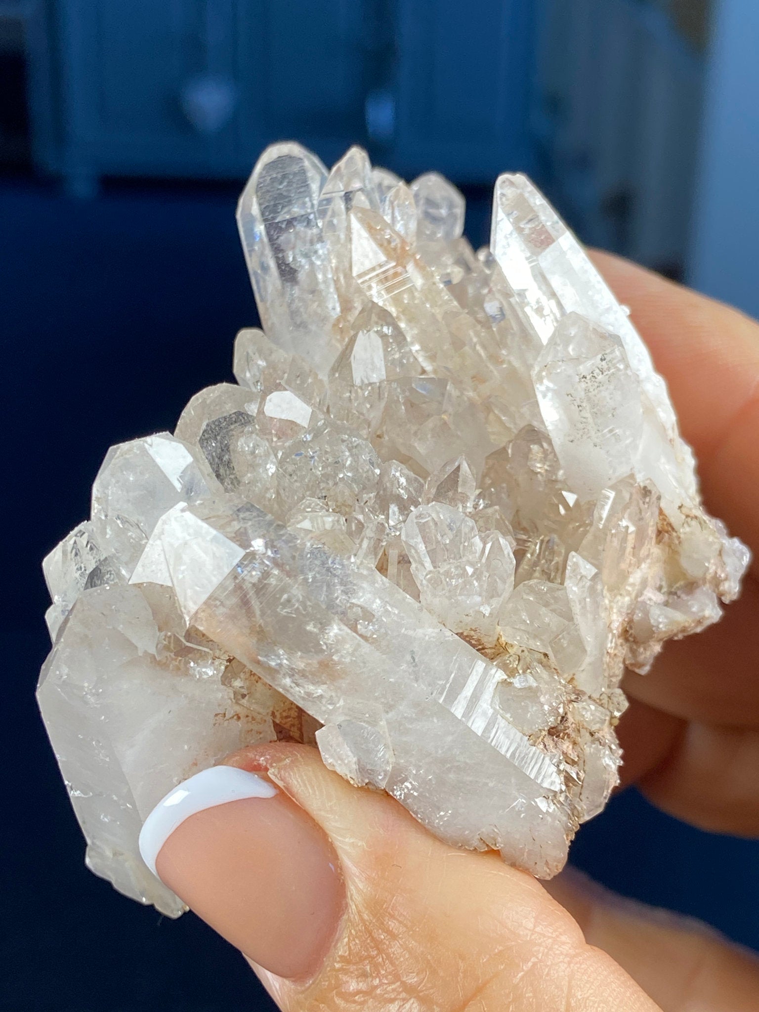 Sacred Pink Lemurian Quartz Cluster