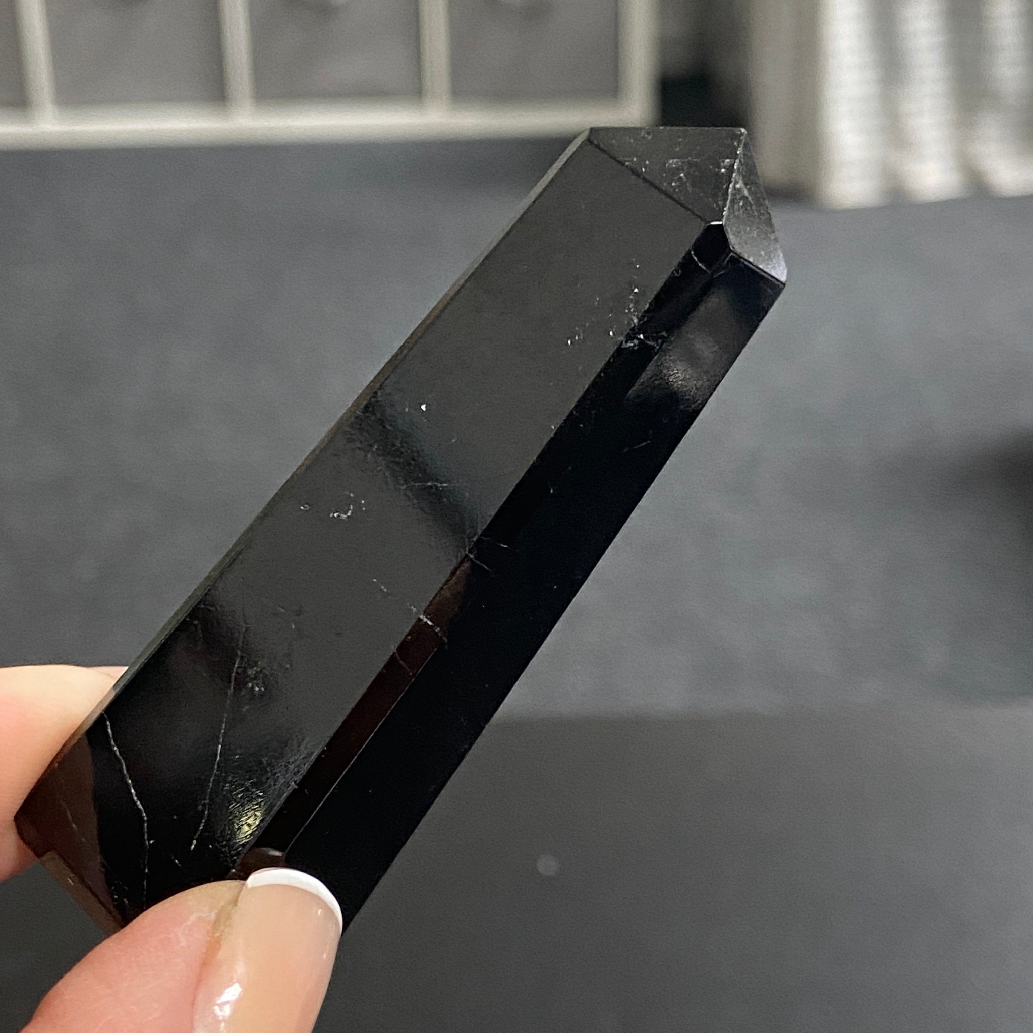 AA Black Tourmaline Obelisk - Brazil