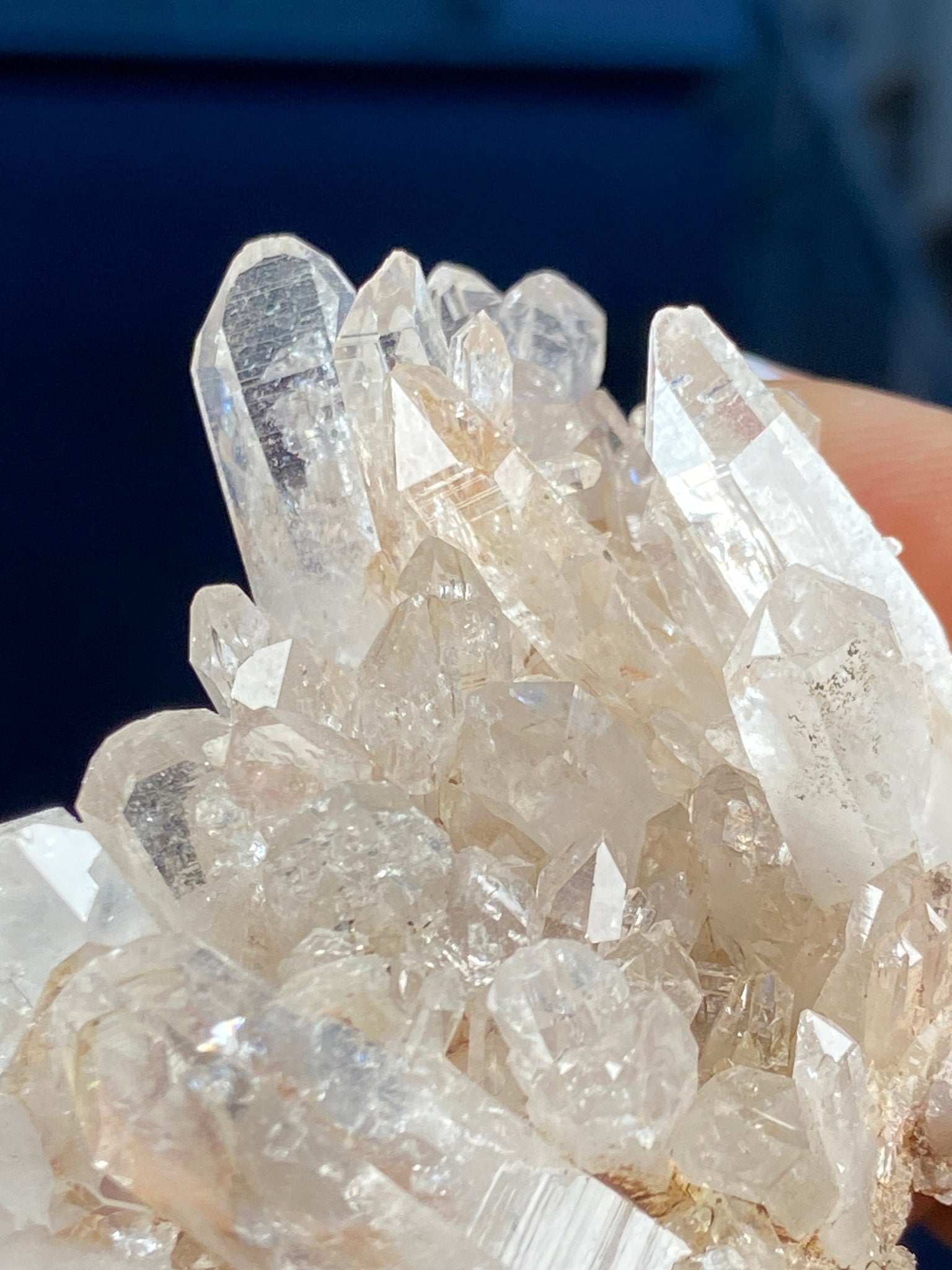 Sacred Pink Lemurian Quartz Cluster