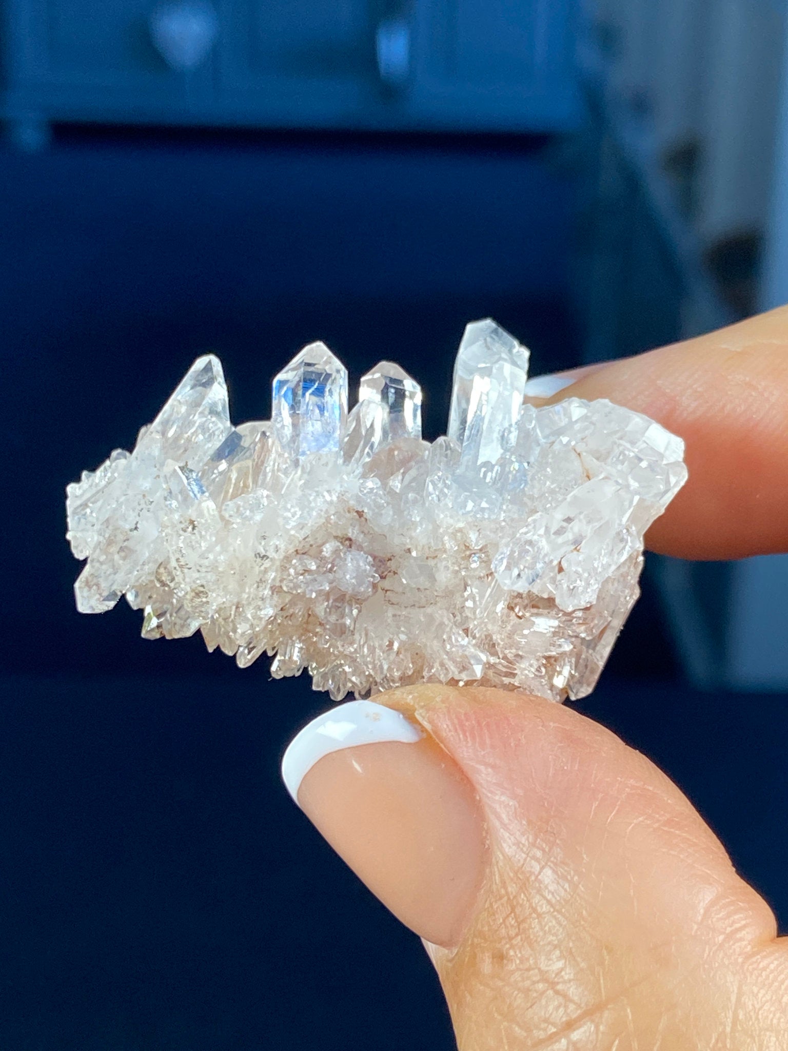 Sacred Pink Lemurian Quartz Cluster