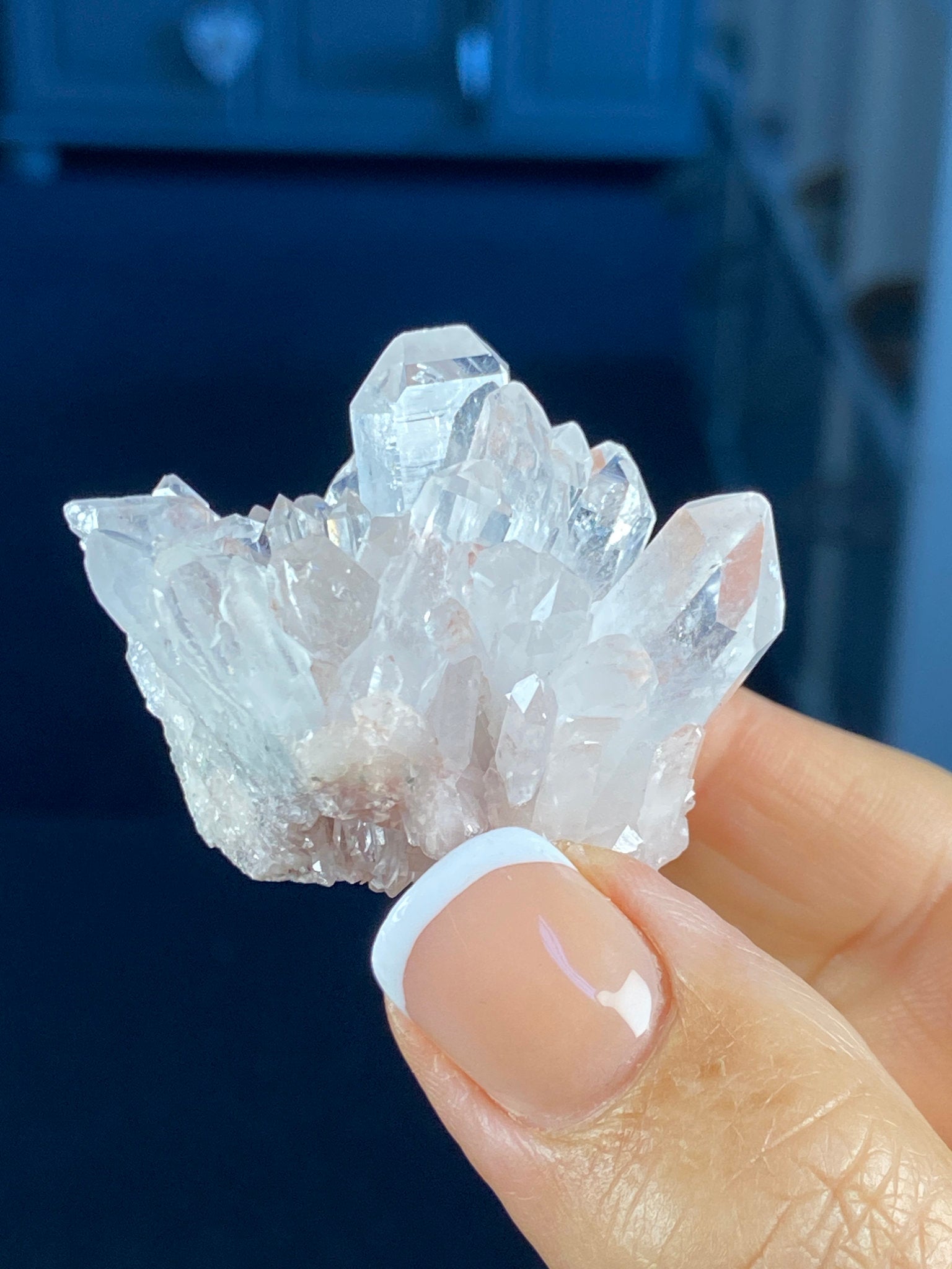 Sacred Pink Lemurian Quartz Cluster