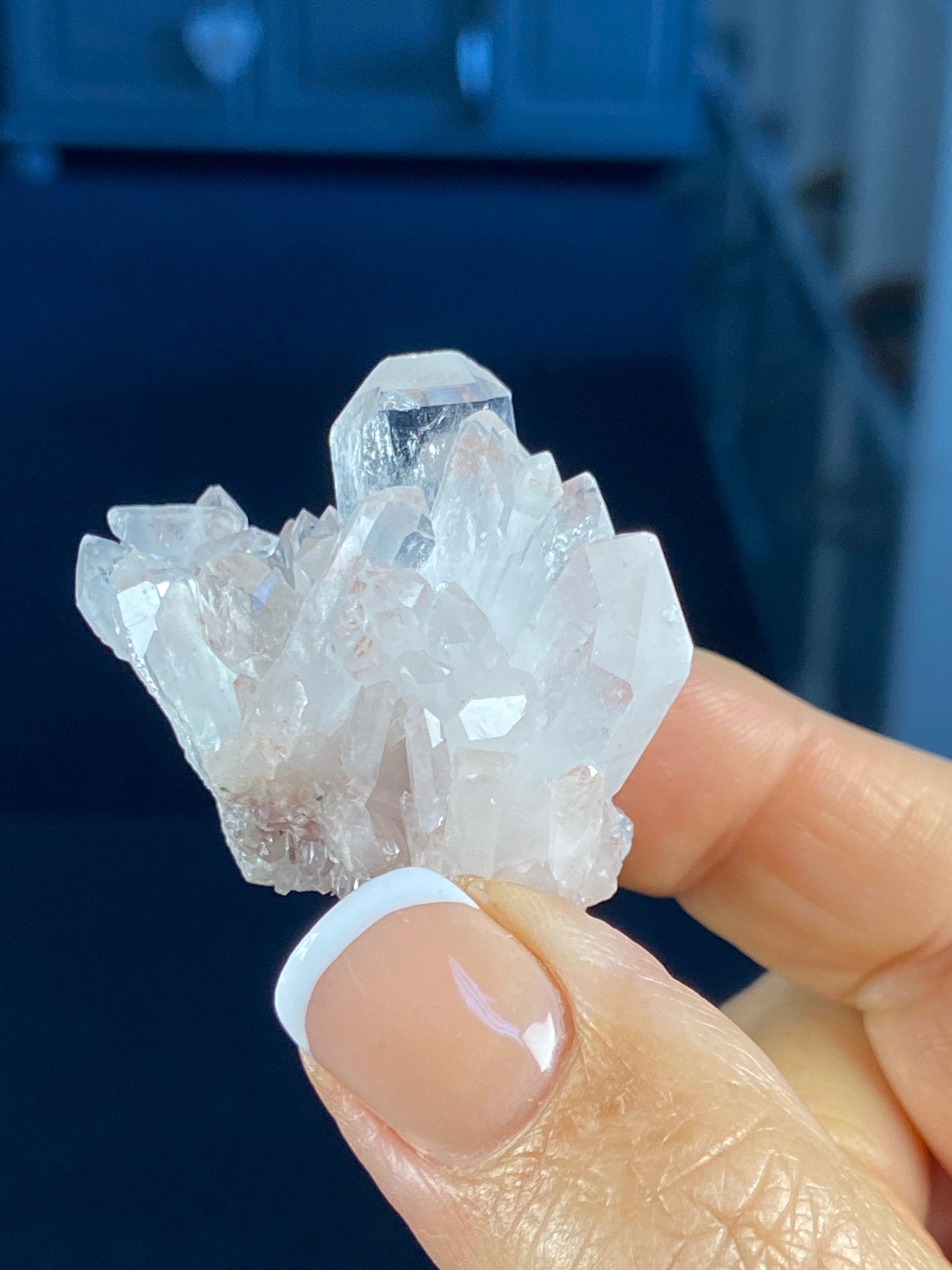 Sacred Pink Lemurian Quartz Cluster